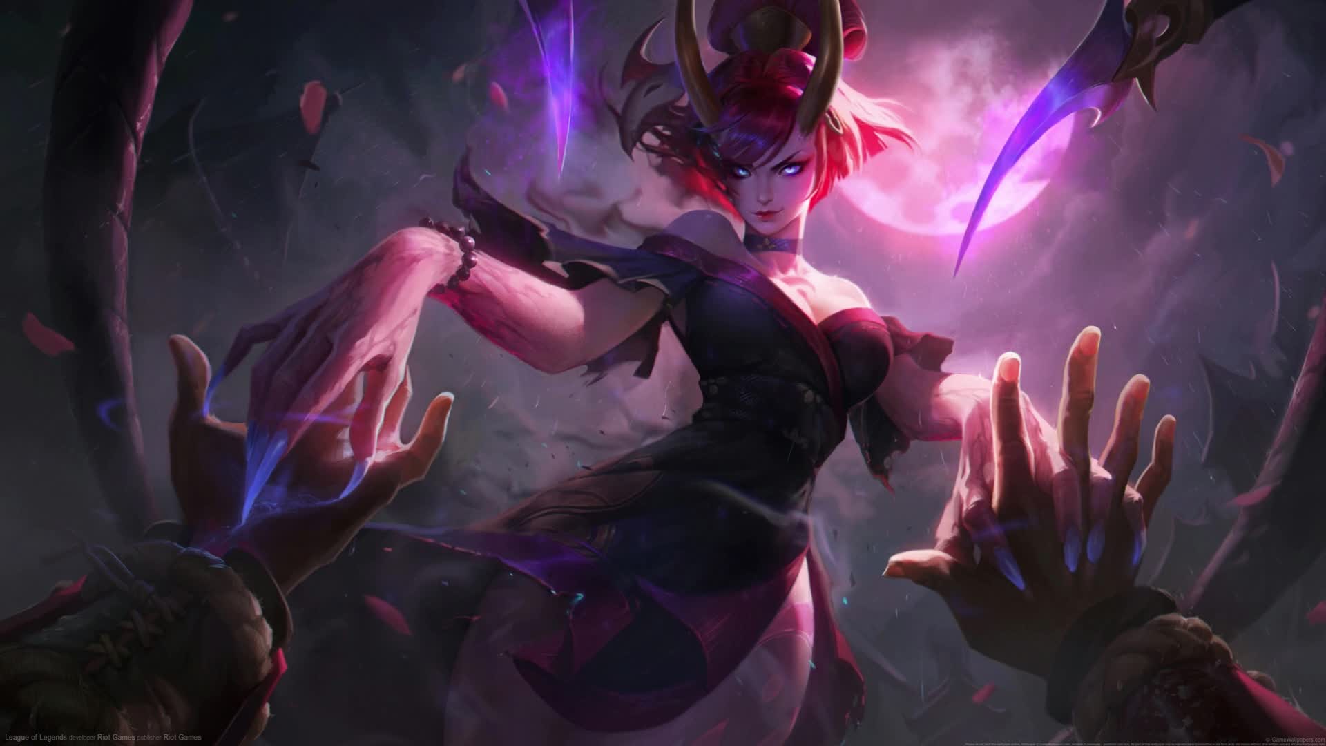 PC Blood Moon Evelynn LOL Live Wallpaper Free