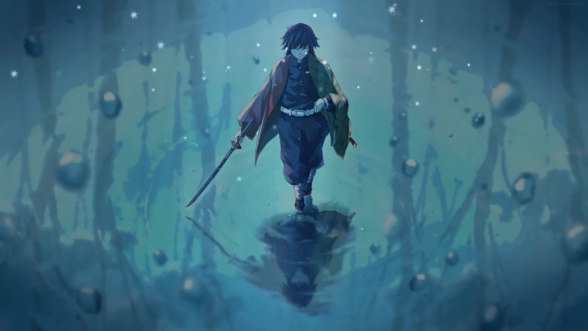 PC Giyu Tomioka Kimetsu no Yaiba 1 Live Wallpaper Free