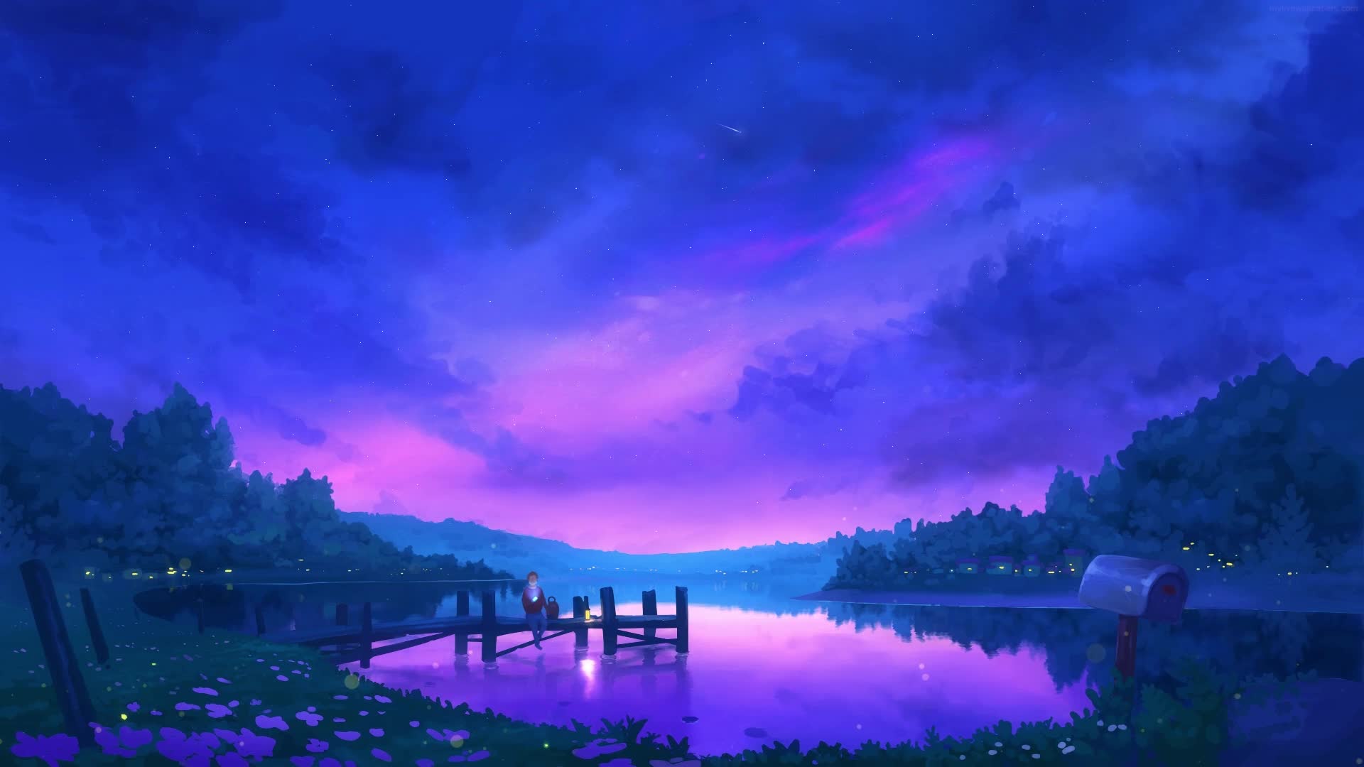 PC Evening Dock Live Wallpaper Free