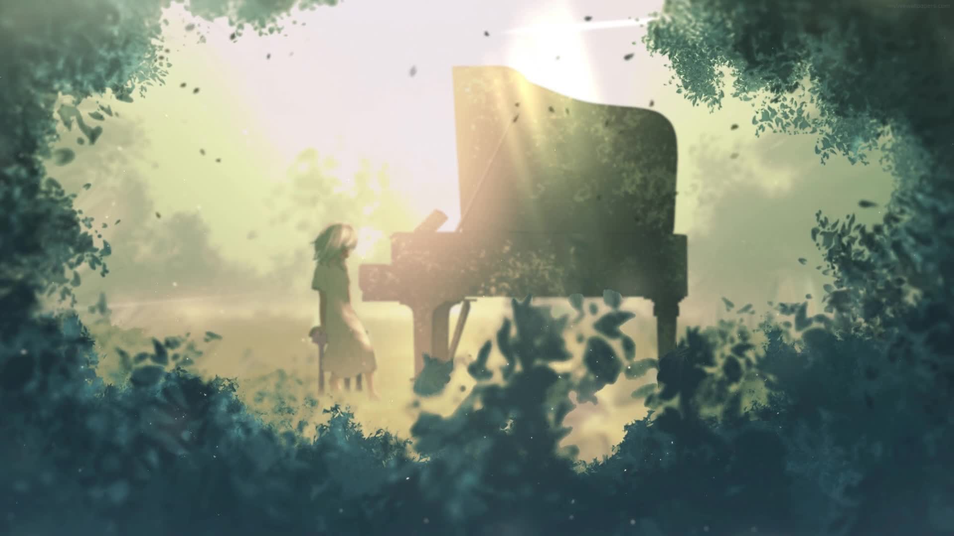PC Little Pianist Live Wallpaper Free