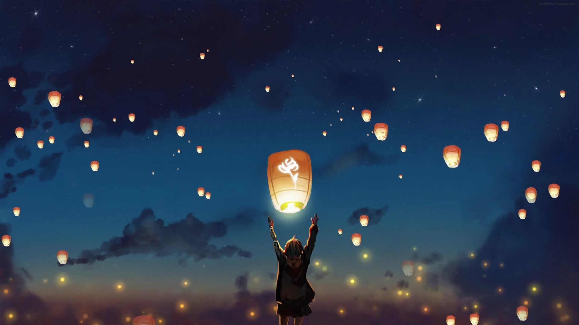 PC Sky Lanterns Live Wallpaper Free