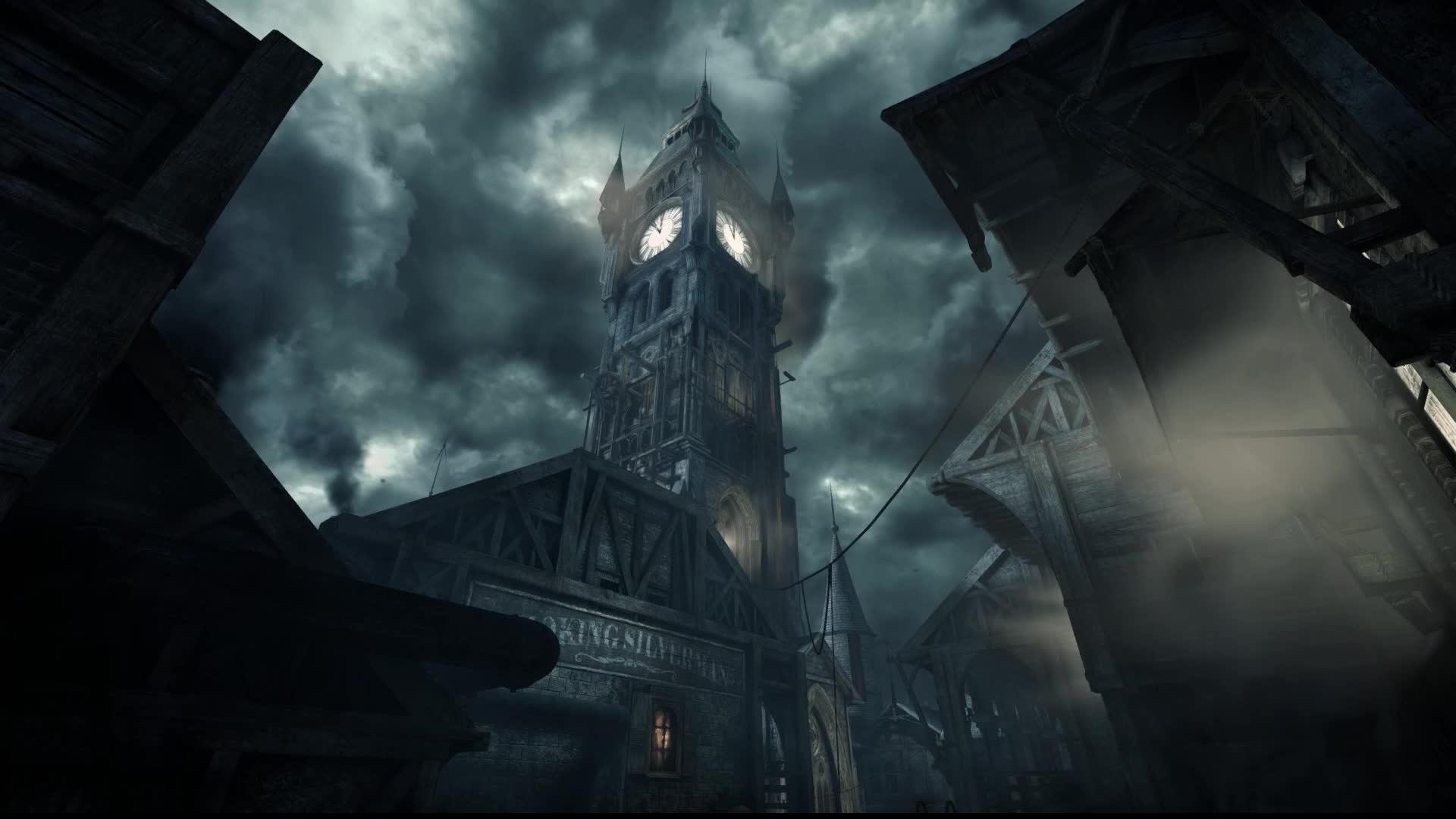 PC Stonemarket Clock Tower Thief Live Wallpaper Free