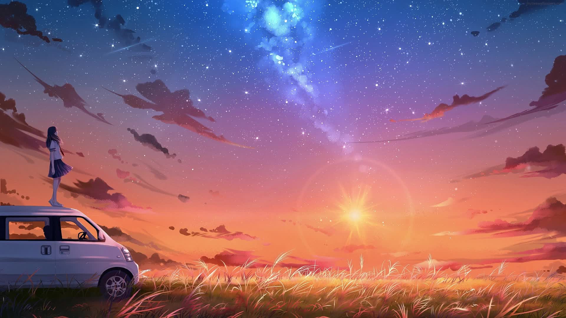 PC Beneath the Stars Live Wallpaper Free