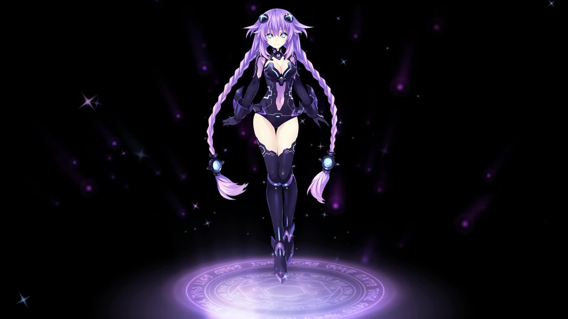 PC Purple Heart Hyperdimension Neptunia 1 Live Wallpaper Free