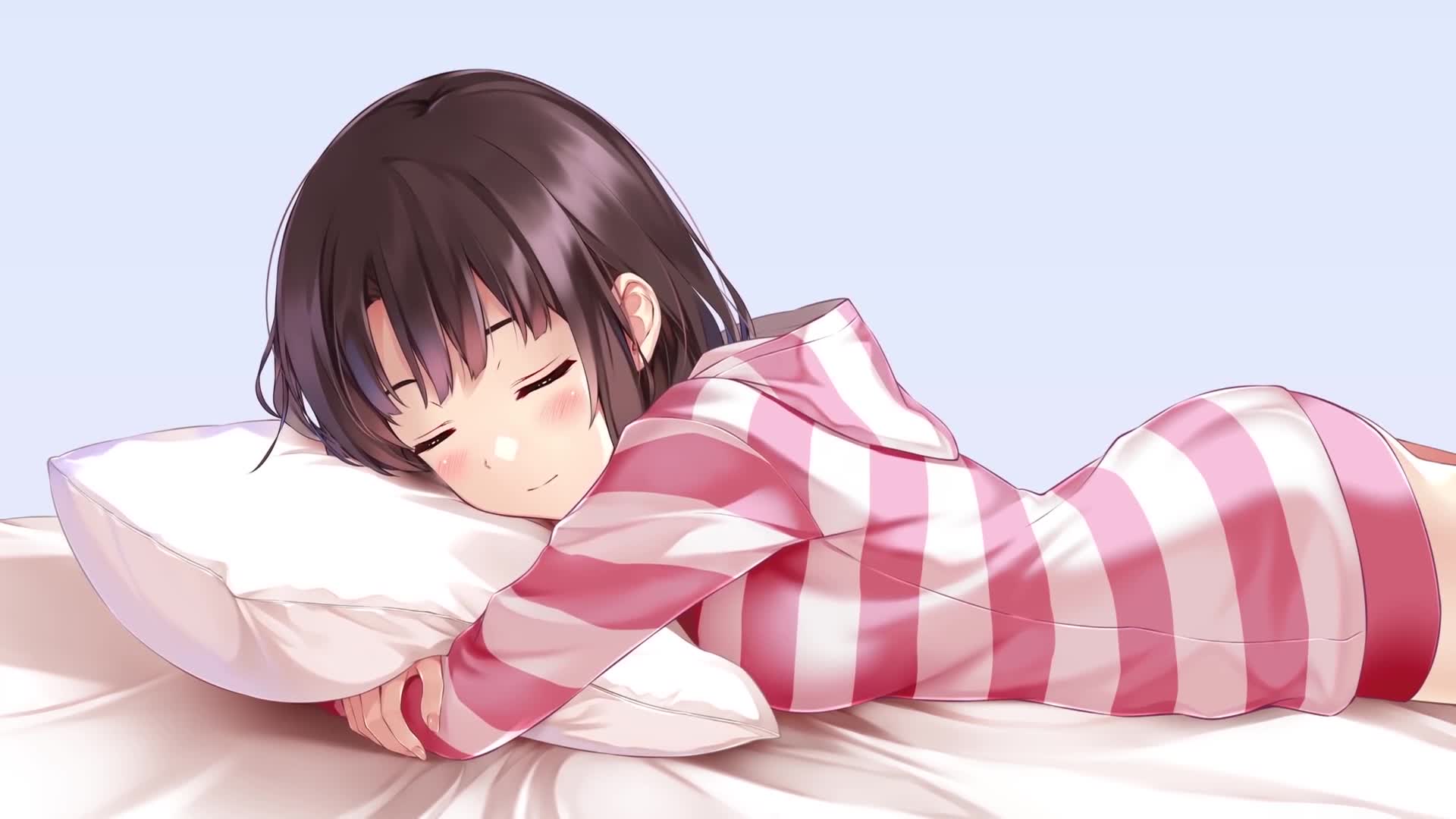 PC Sleeping Megumi Katou Live Wallpaper Free