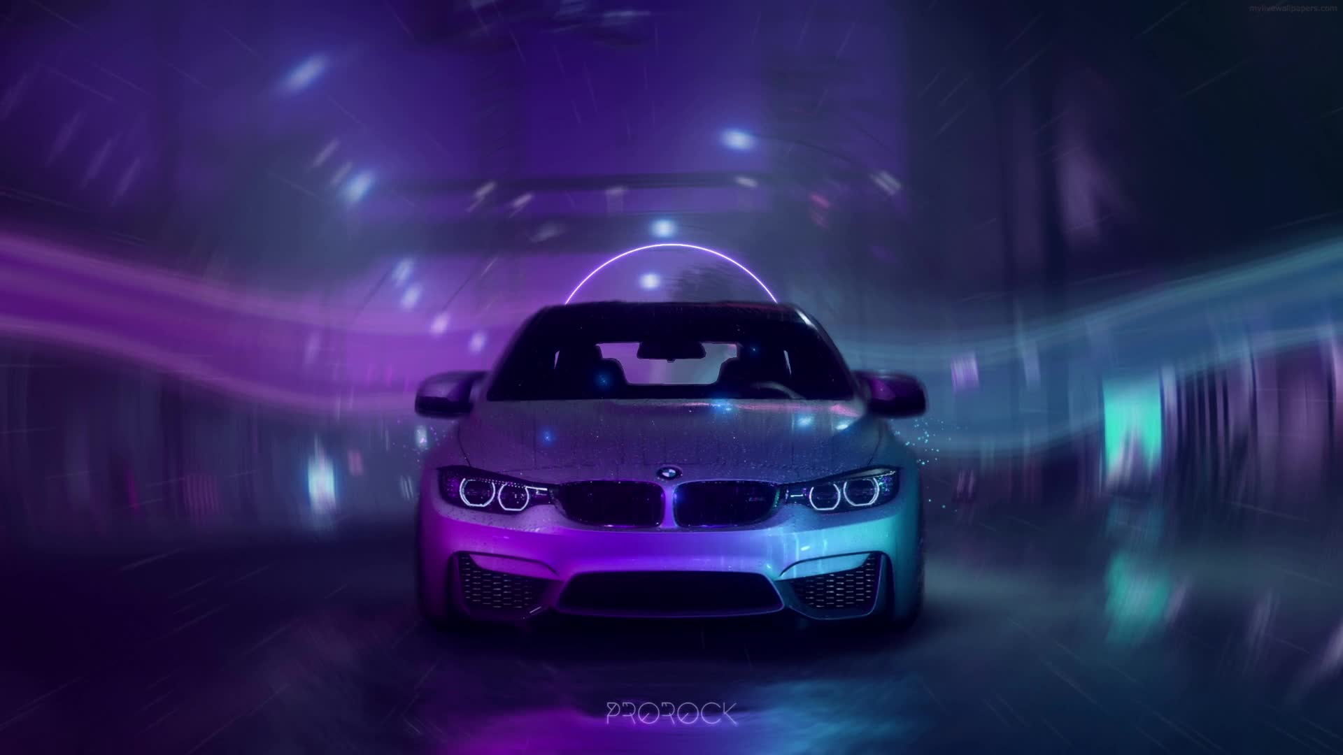 PC BMW M4 Particles Live Wallpaper Free