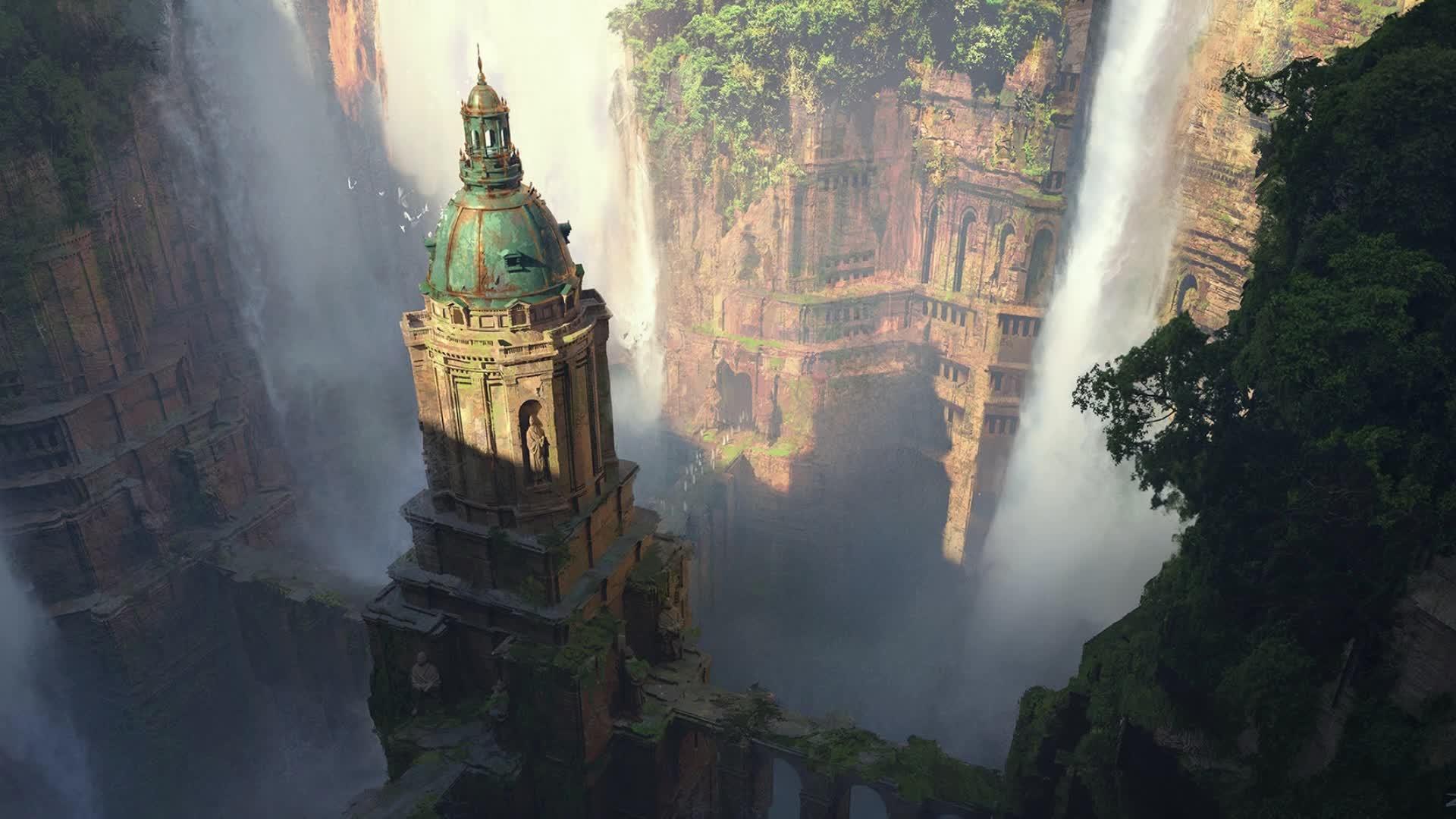 PC Sandstone Falls Live Wallpaper Free