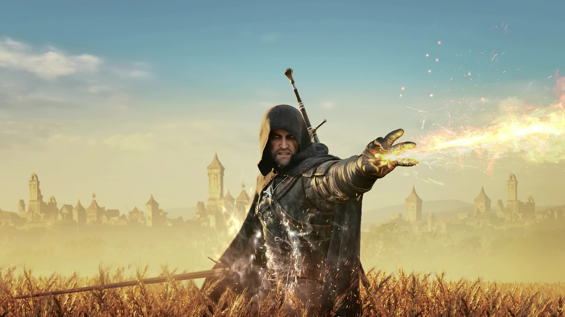 PC The Witcher Fire Blast Live Wallpaper Free