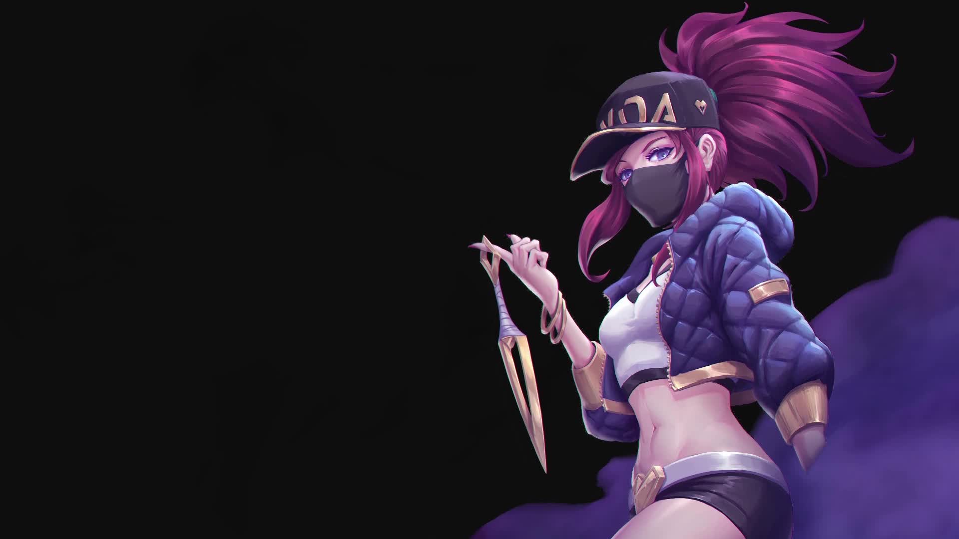 PC kDA Akali LOL Live Wallpaper Free