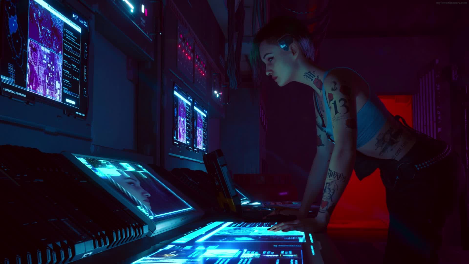 PC Judy Alvarez Cyberpunk 2077 Live Wallpaper Free