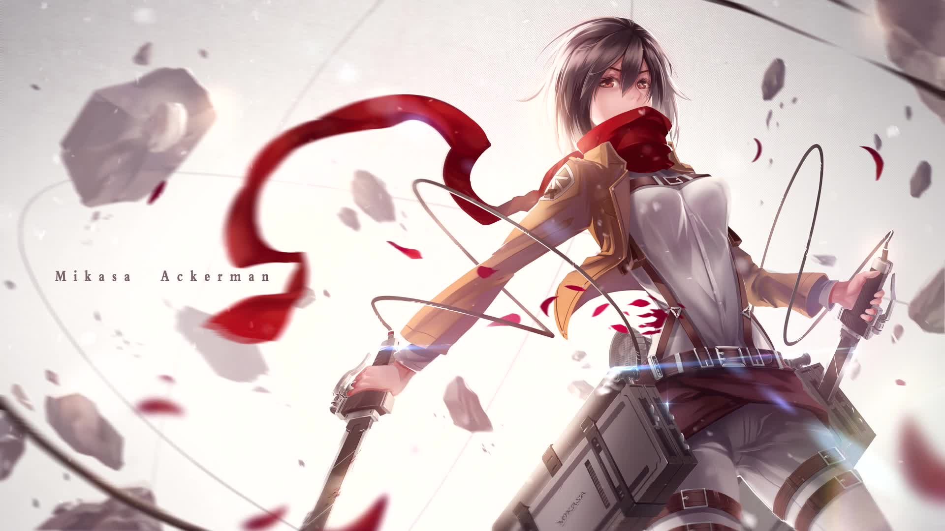 PC Mikasa Ackerman Attack on Titan Live Wallpaper Free
