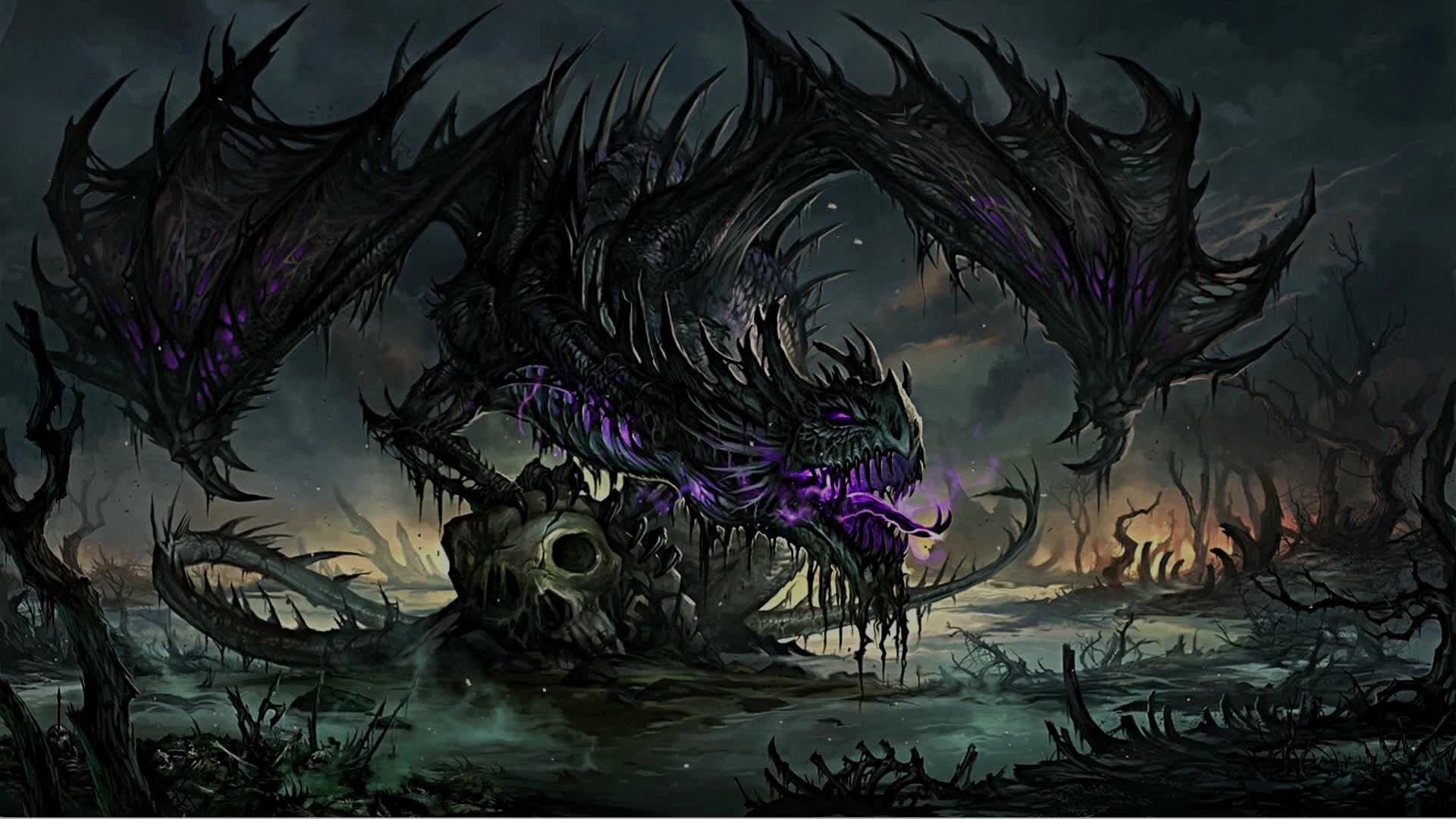 PC  Black Dragon Live Wallpaper Free