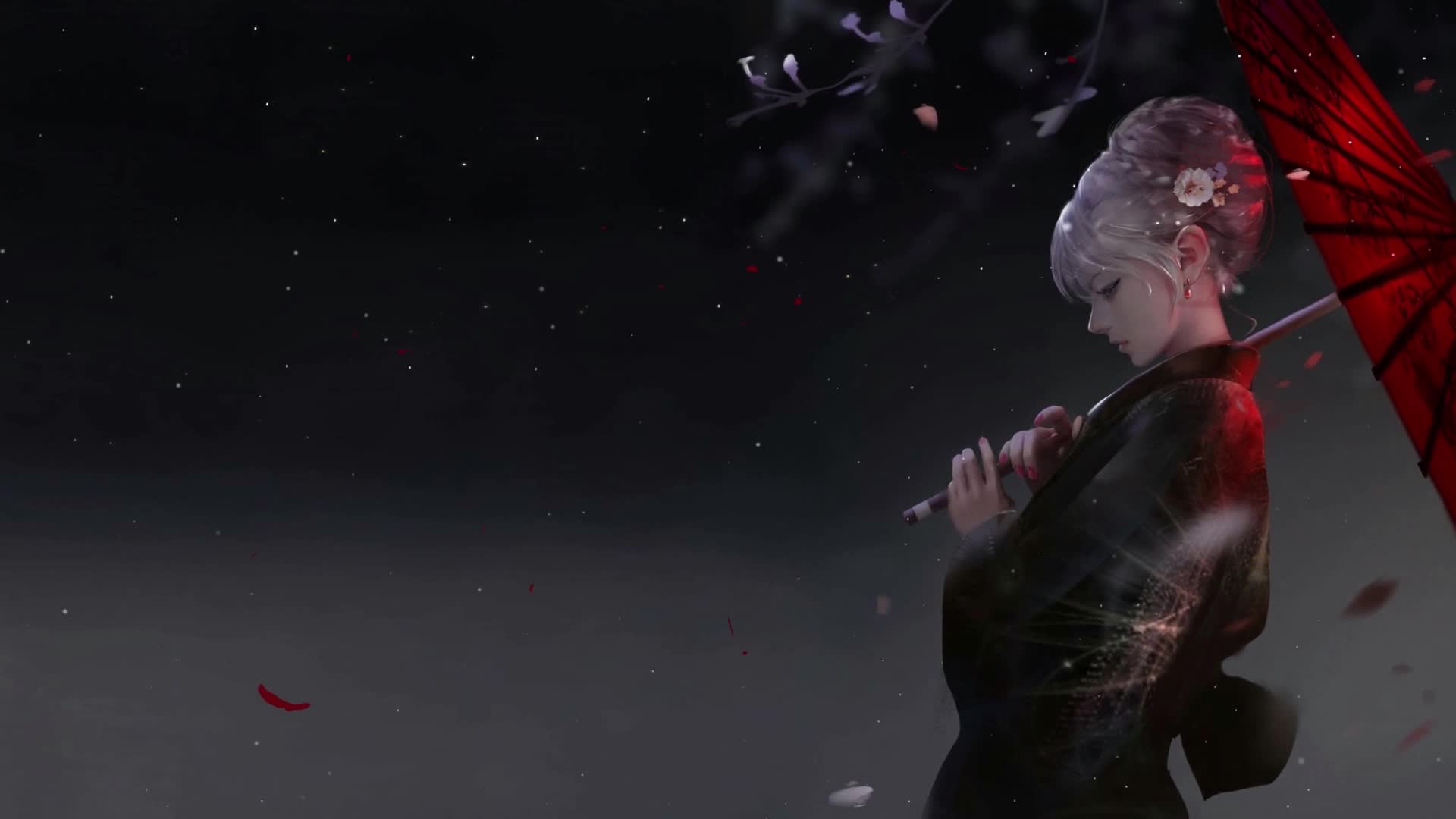 PC  Japanese Anime Girl Live Wallpaper Free