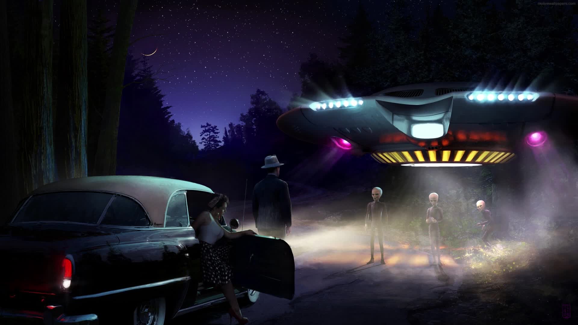 PC Alien Encounter Live Wallpaper Free