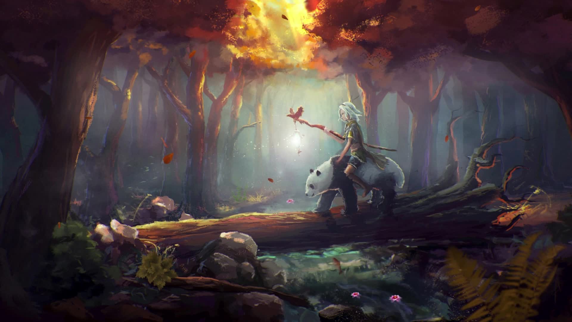 PC Forest Panda Live Wallpaper Free