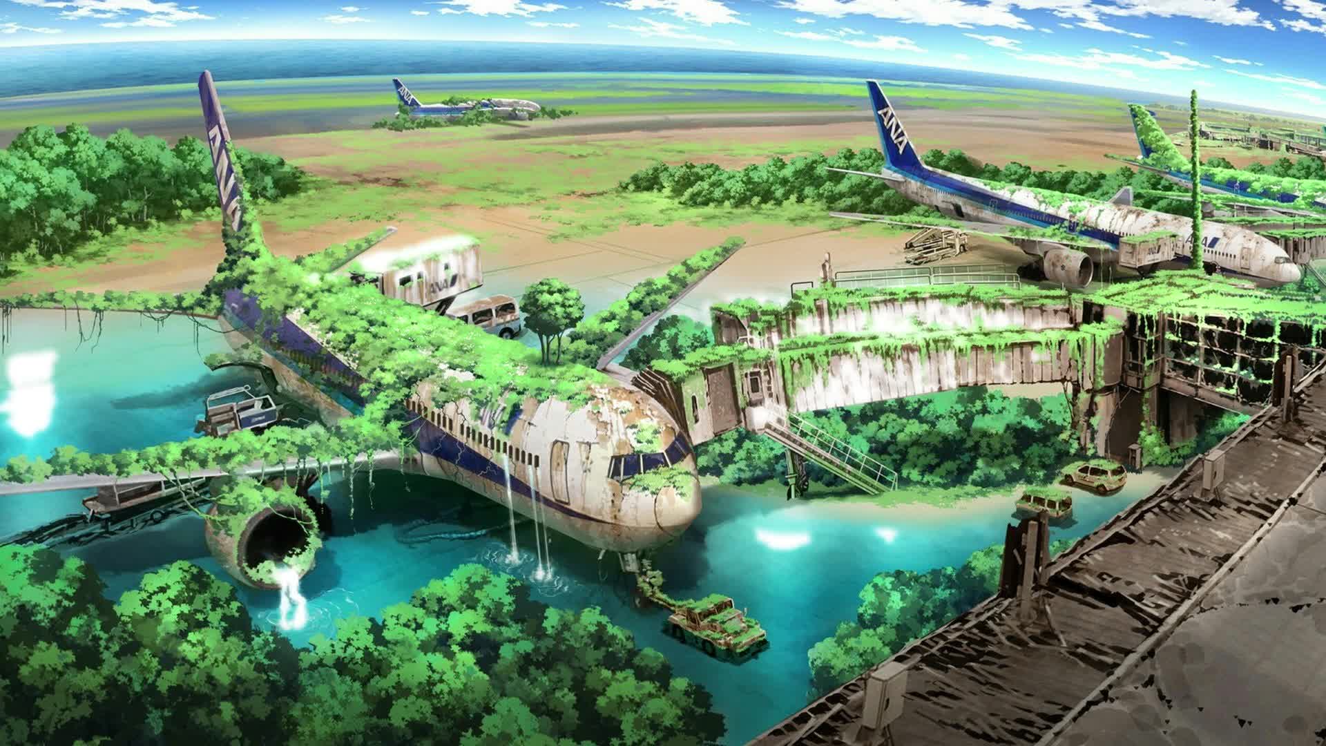 PC  Abandoned Airport Live Wallpaper Free live wallpaper