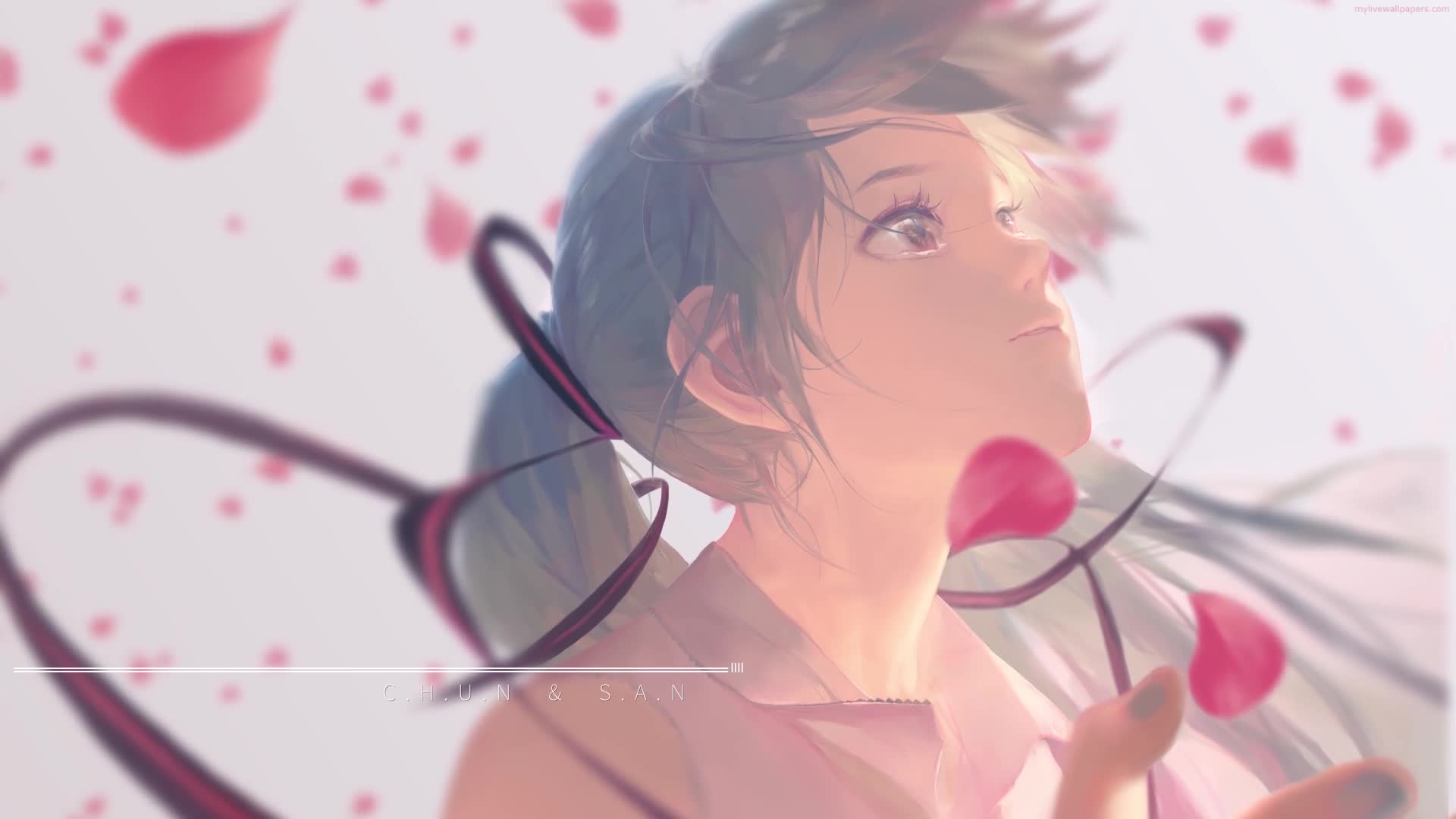 PC Anime Girl Sakura Live Wallpaper Free