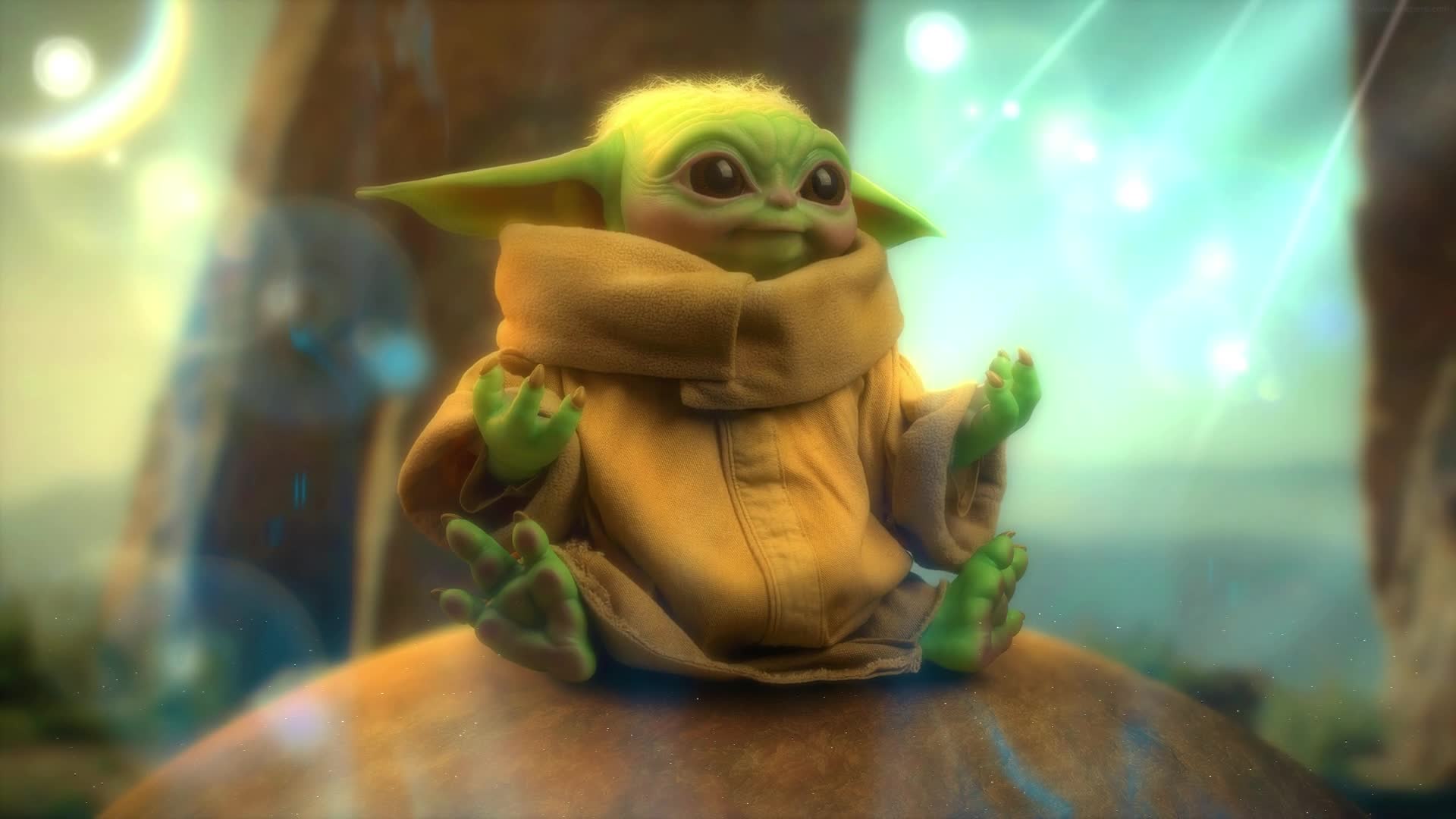 PC Cute Baby Yoda Live Wallpaper Free