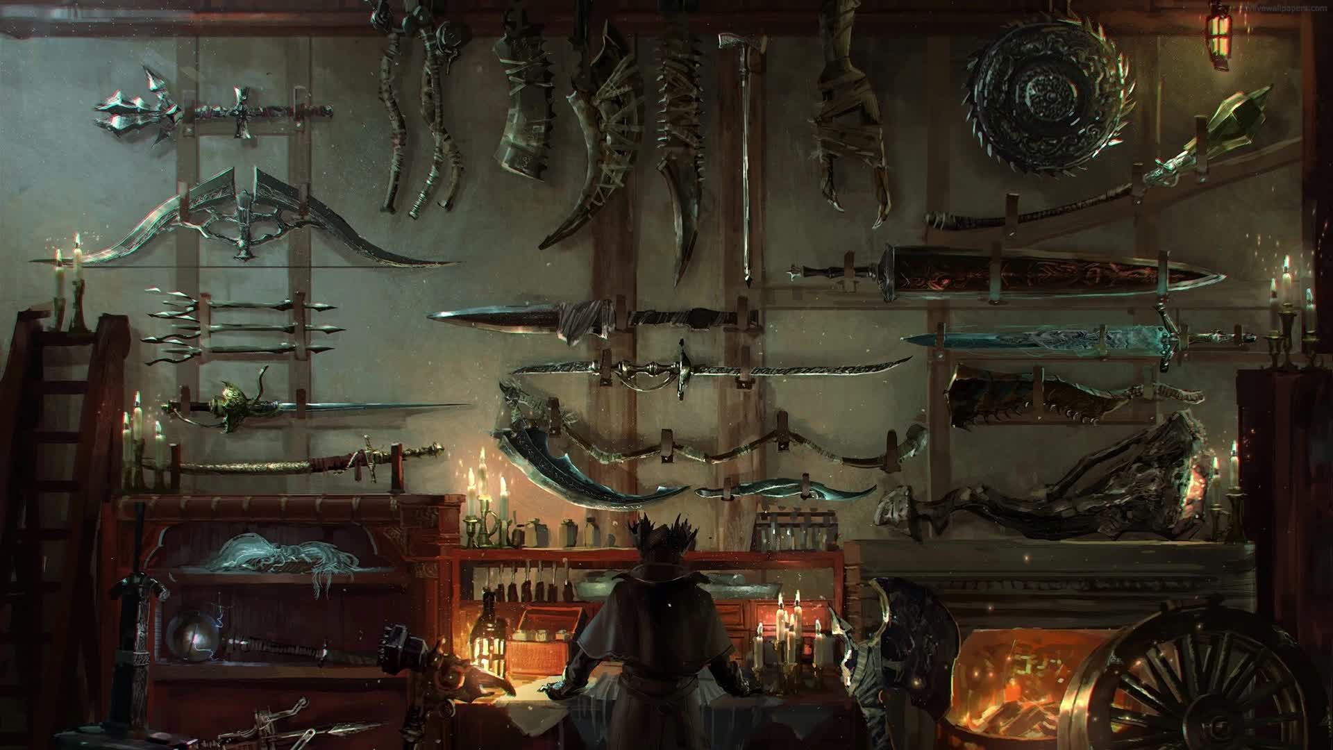 PC Bloodborne Workshop Live Wallpaper Free