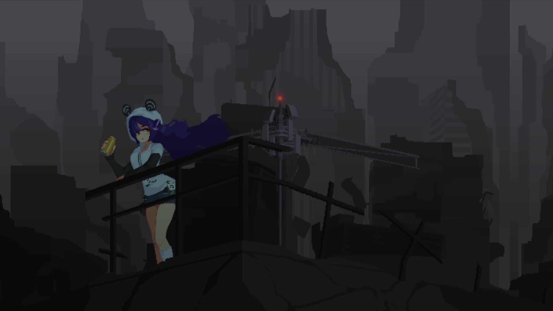 PC Pixel Connector Yumi Live Wallpaper Free