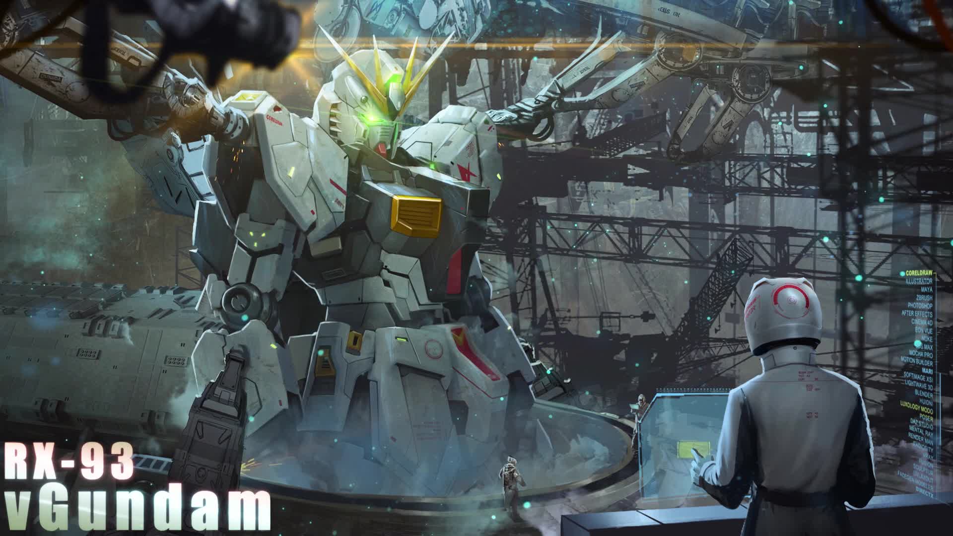 PC RX 93 vGundam Live Wallpaper Free