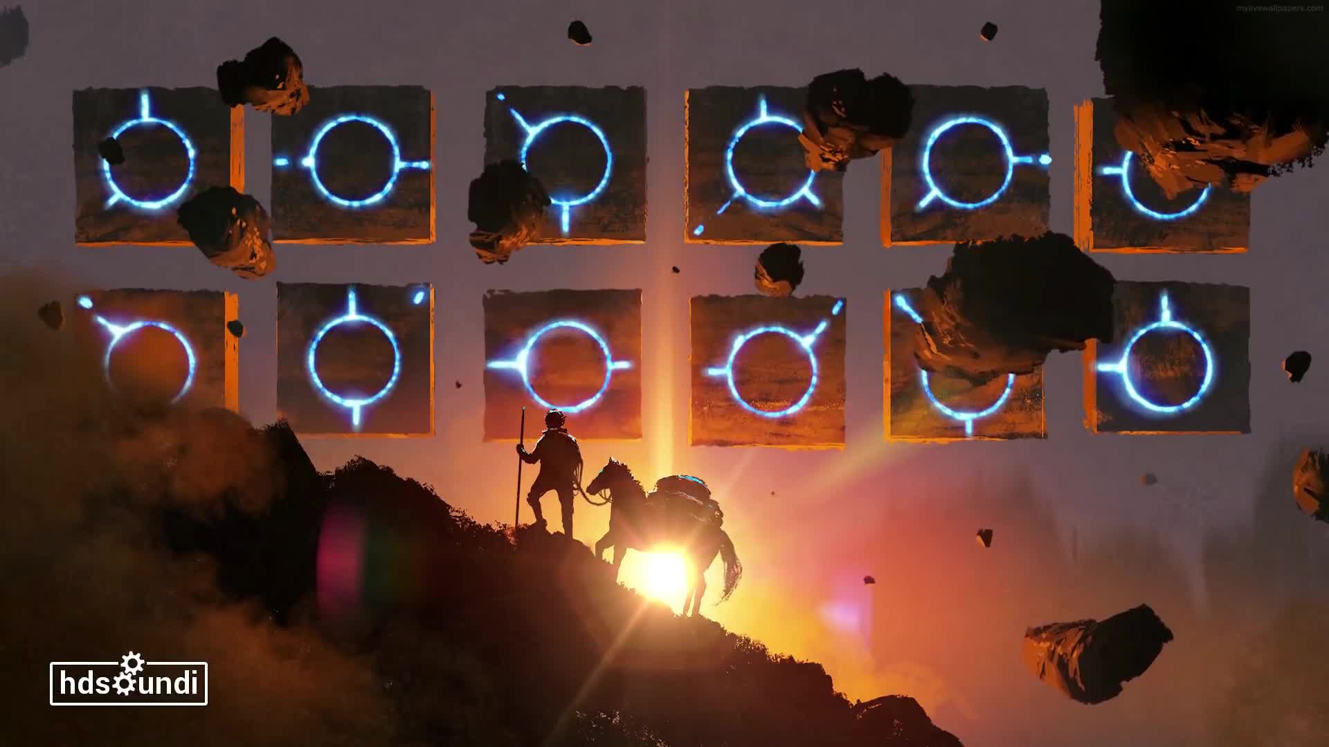 PC Floating Cubes Live Wallpaper Free