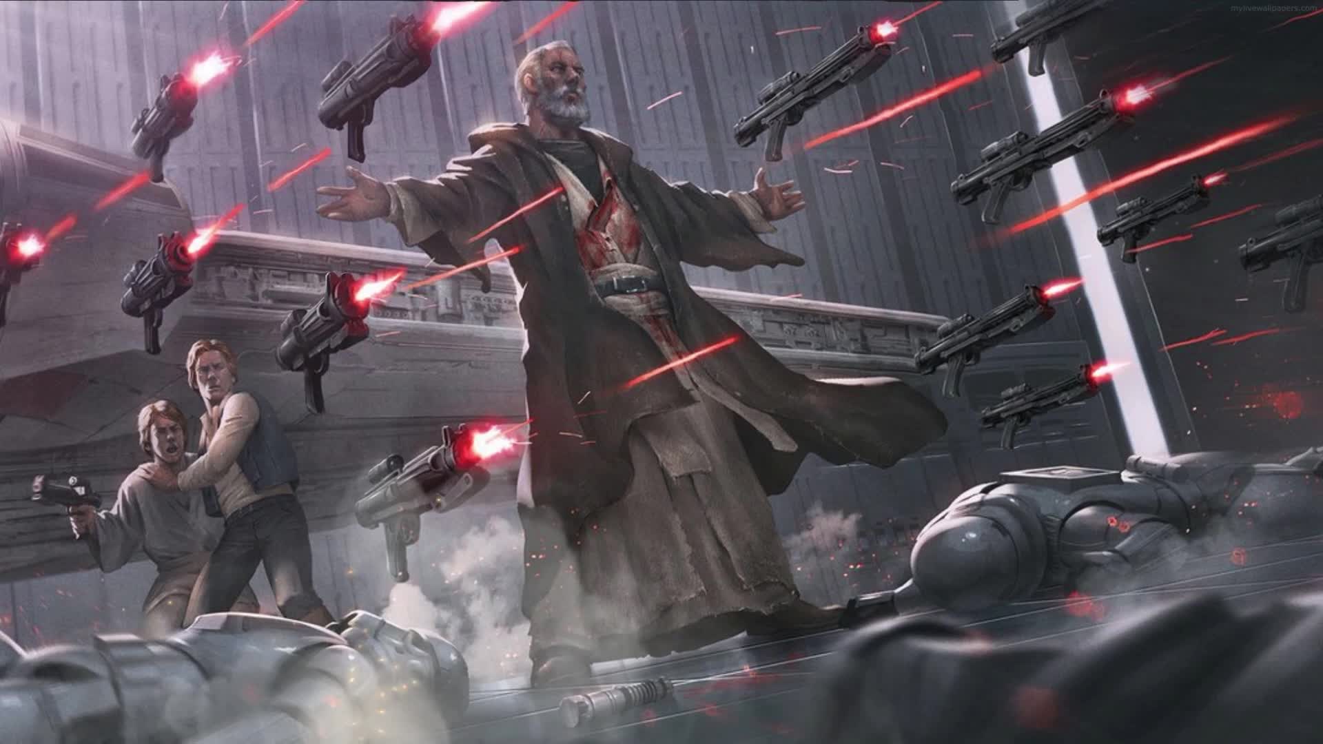 PC Obi Wan The Force Star Wars Live Wallpaper Free