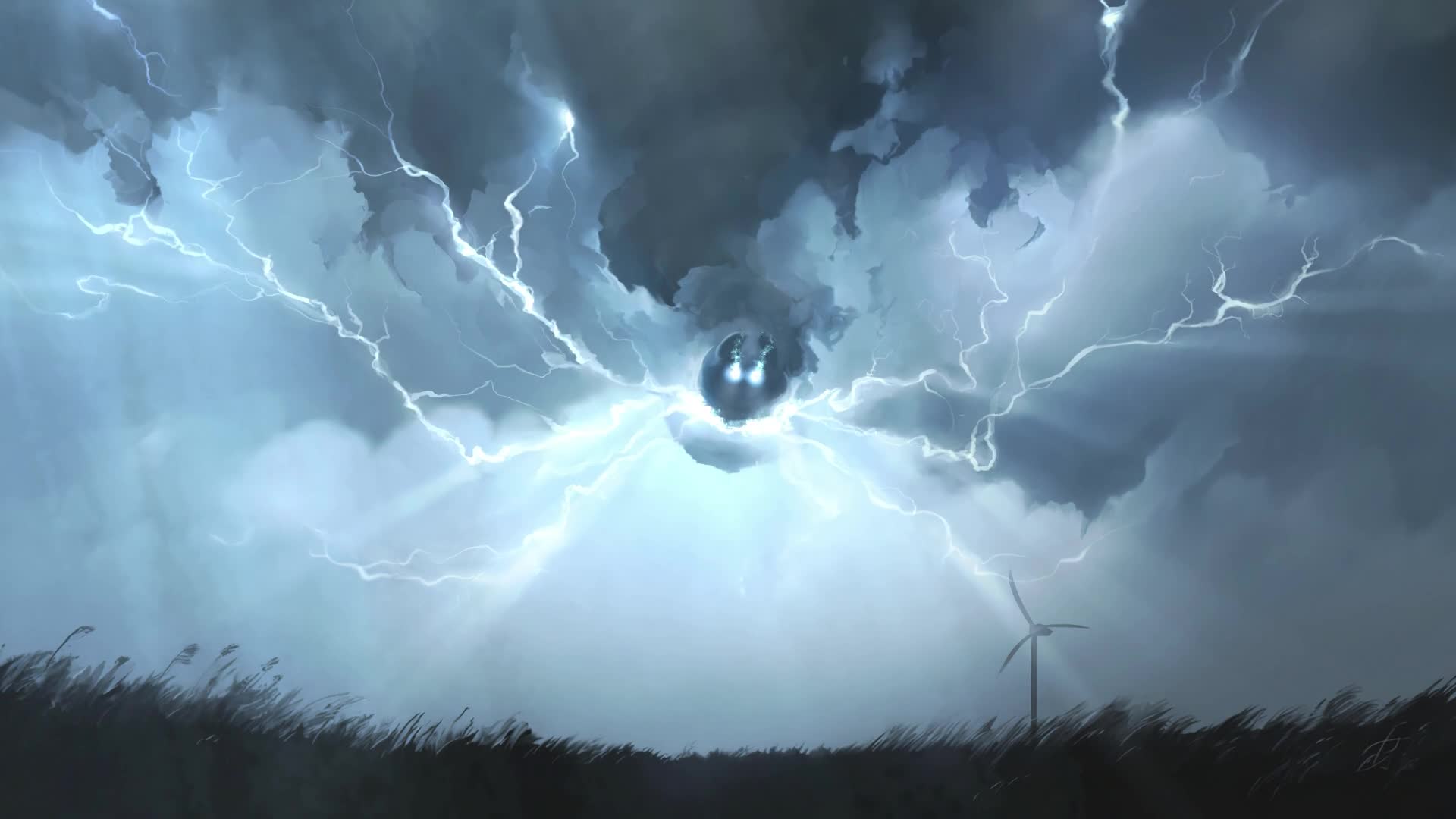 PC Lightning Spider Live Wallpaper Free