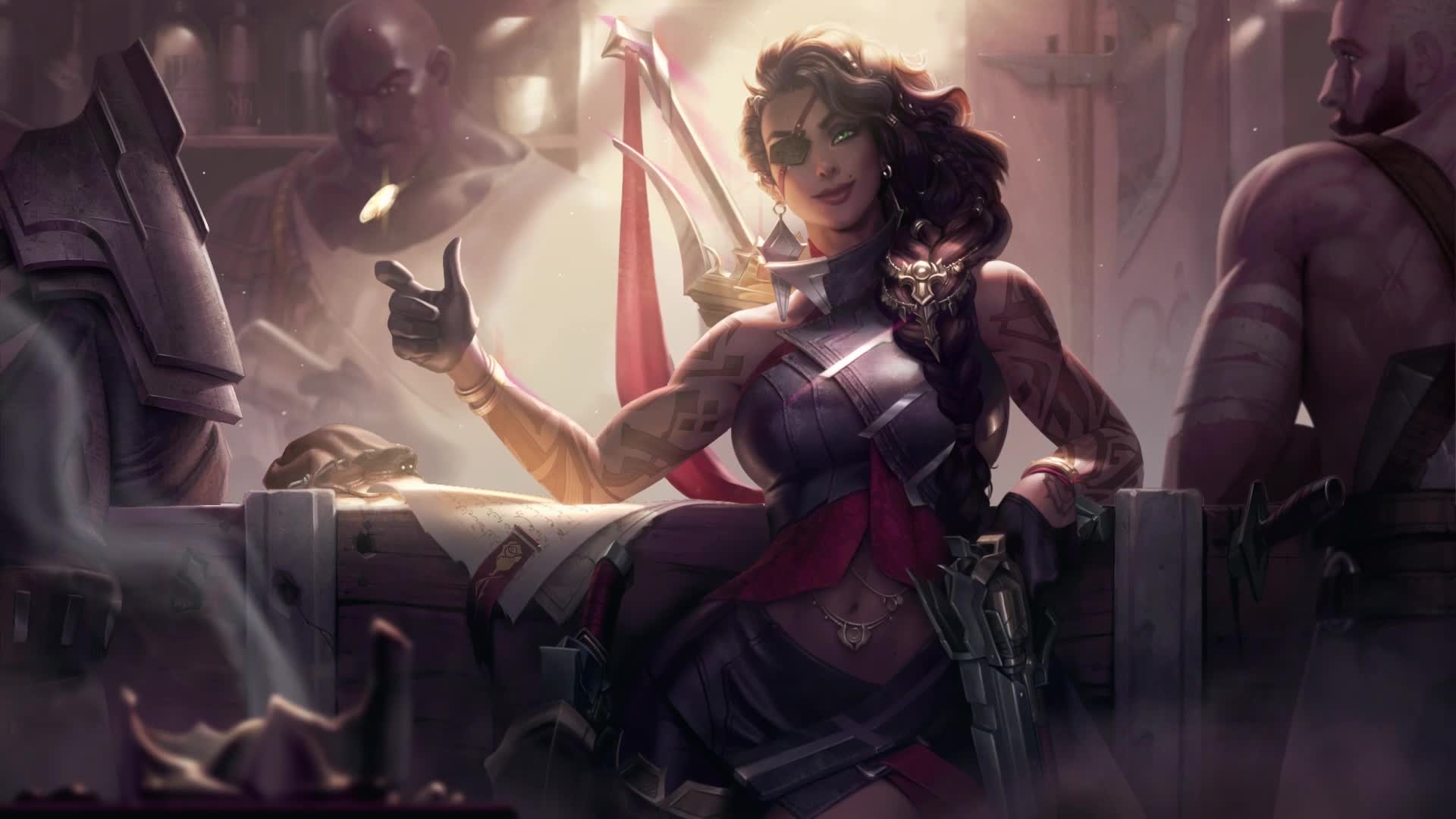 PC Samira the Desert Rose LoL Live Wallpaper Free