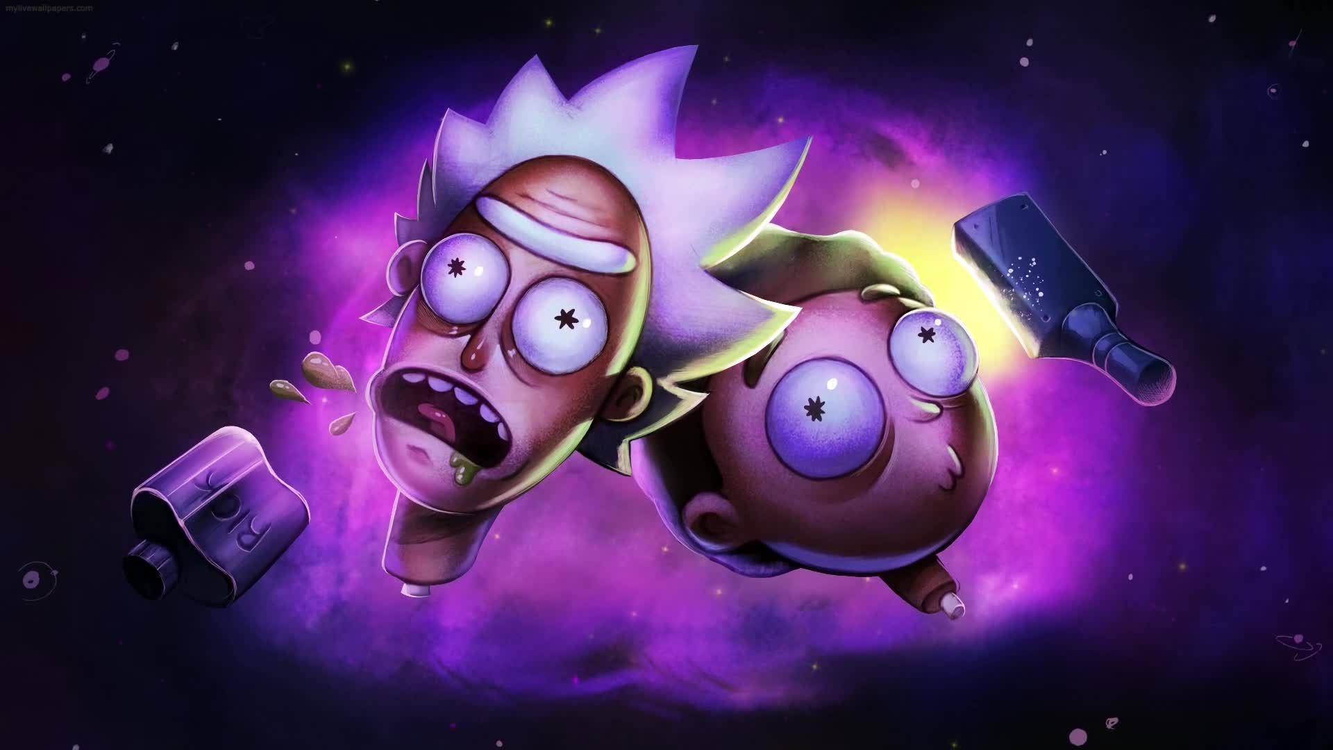 PC Heads In Space Live Wallpaper Free