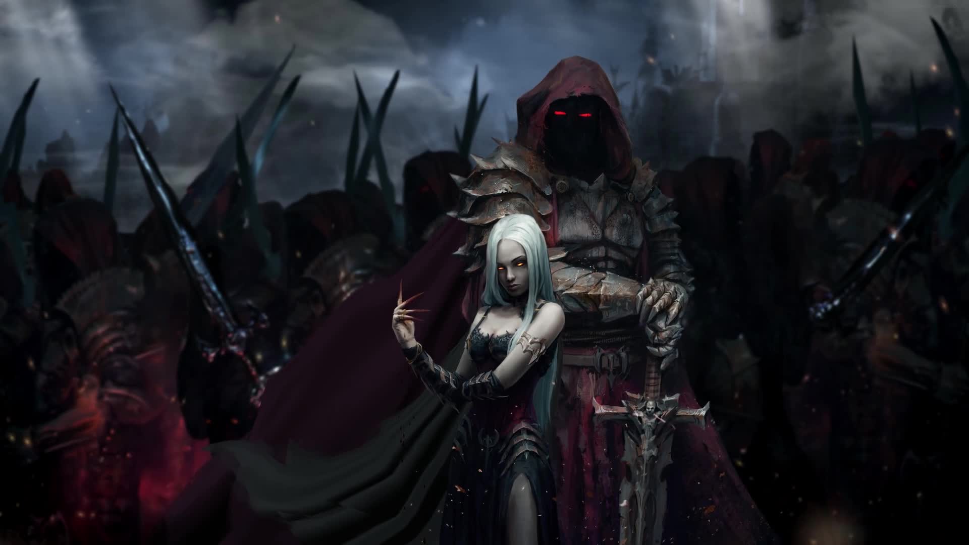 PC Dark Fantasy Army Live Wallpaper Free