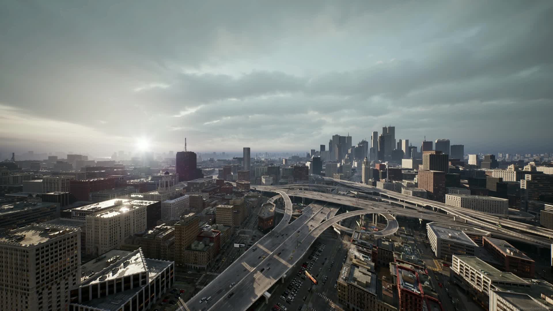 PC City Freeways 2 Live Wallpaper Free