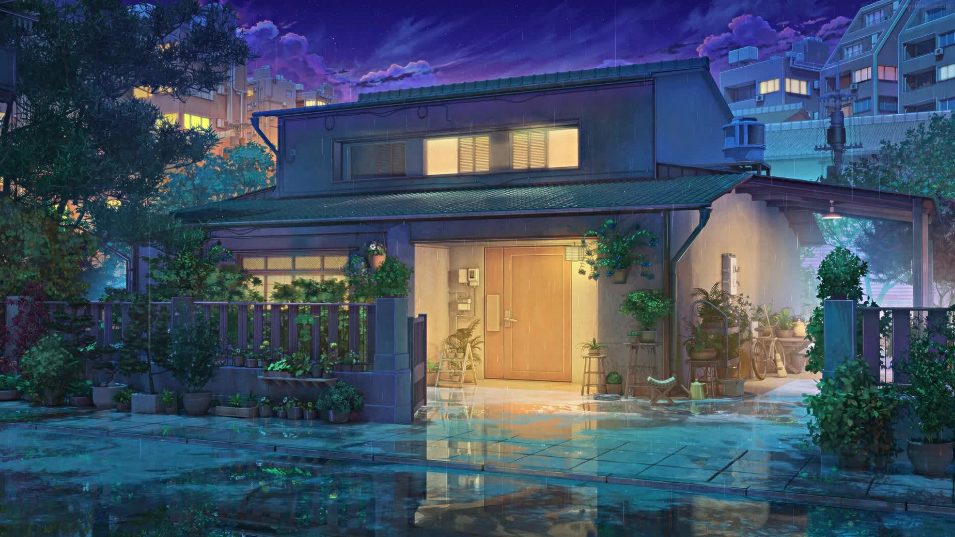 PC Its Raining Outside Live Wallpaper Free