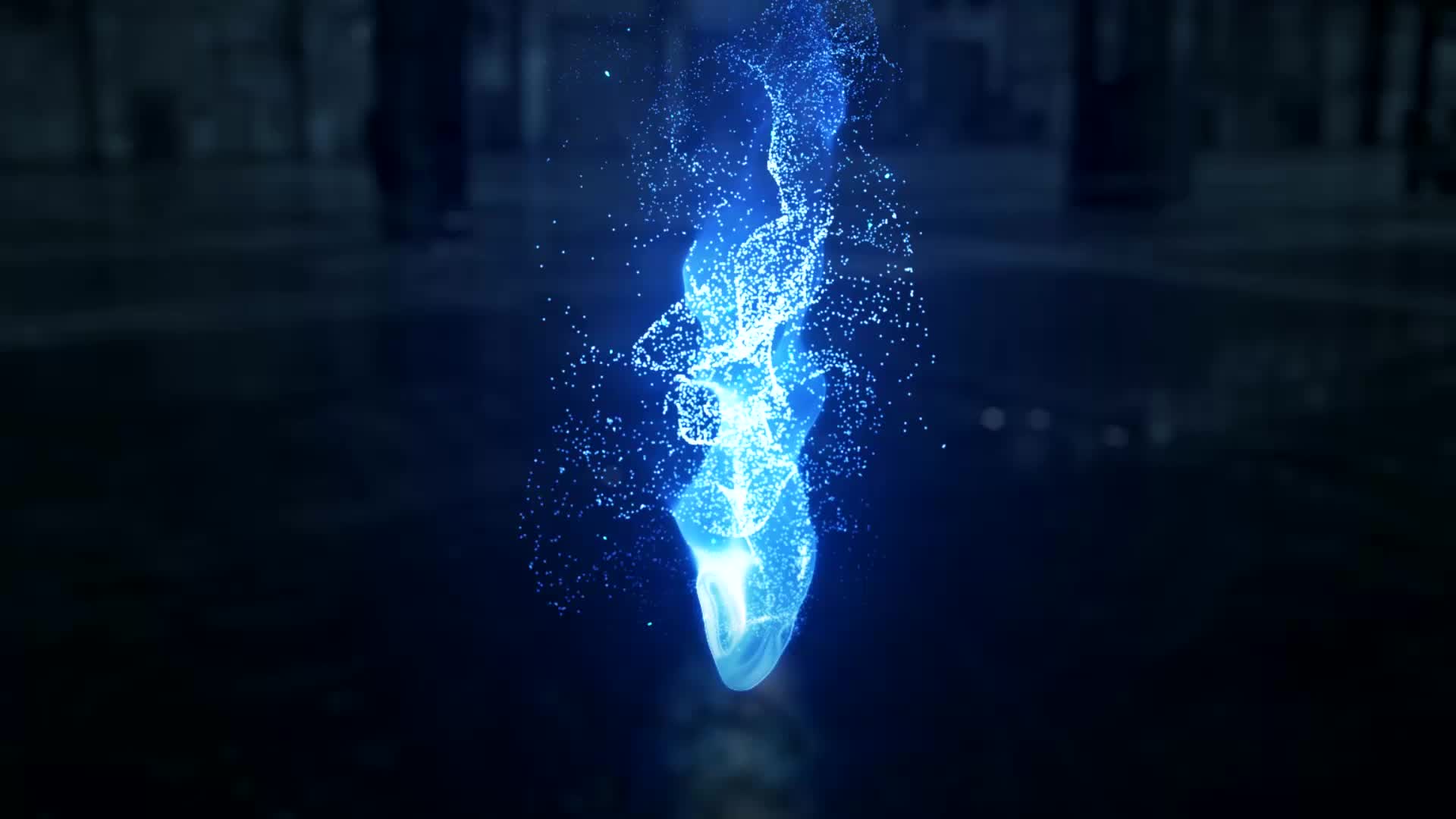 PC Blue Fire Live Wallpaper Free