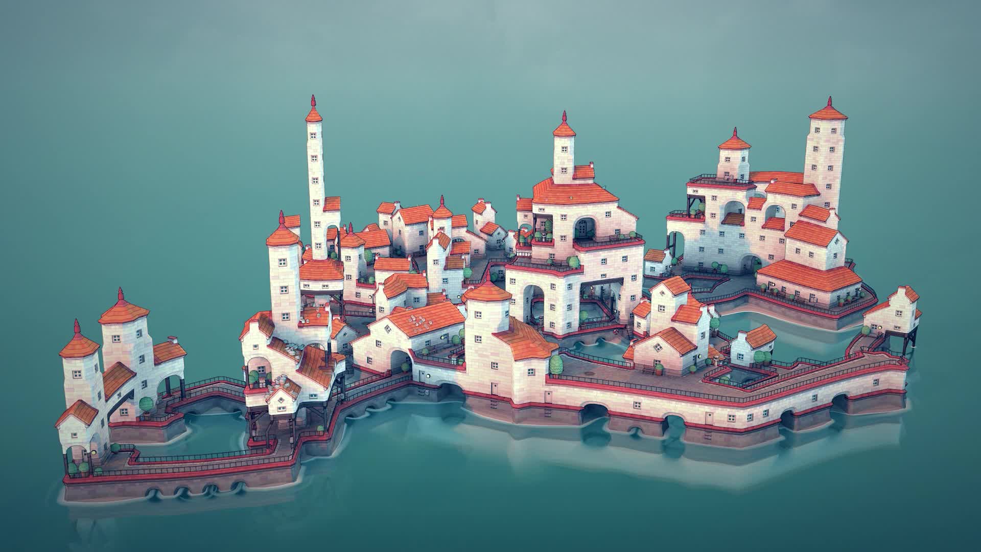 PC Townscaper Live Wallpaper Free