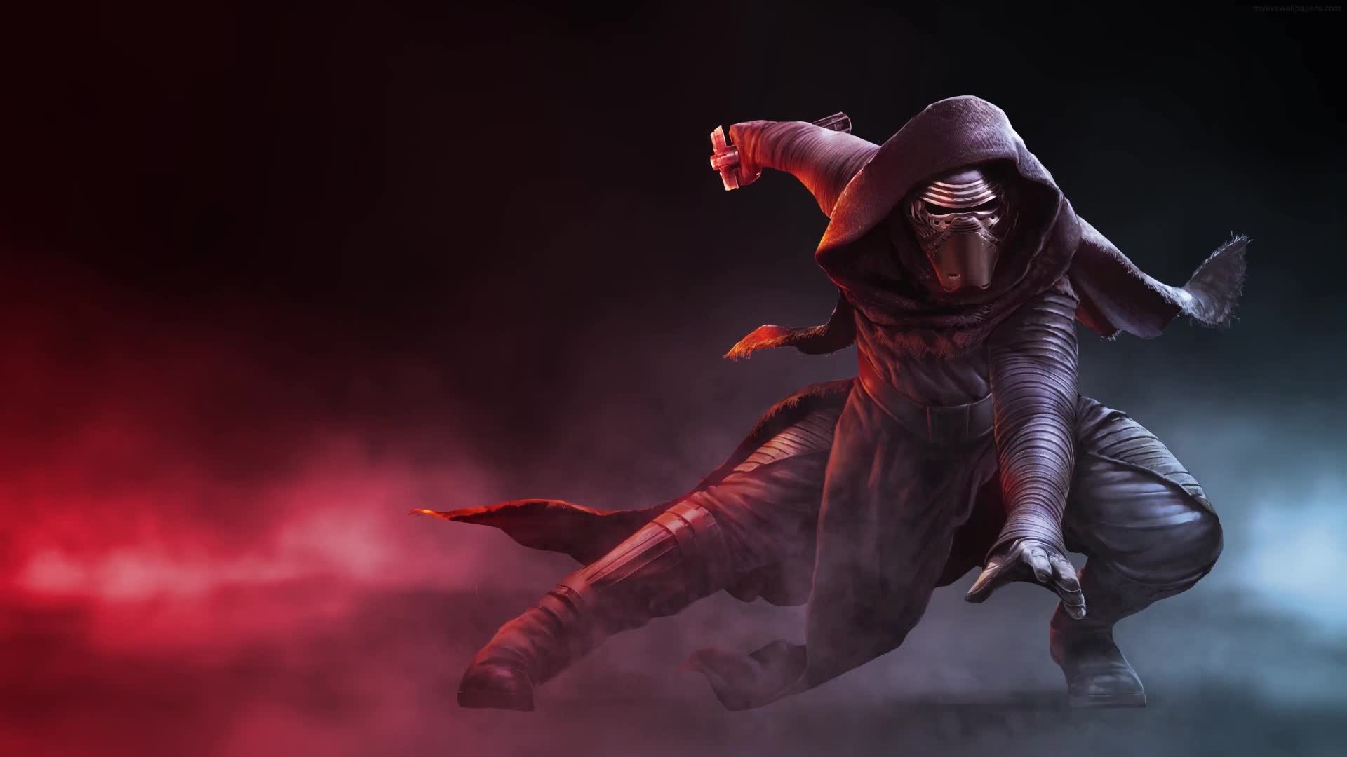 PC Kylo Ren Crossguard Lightsaber Live Wallpaper Free