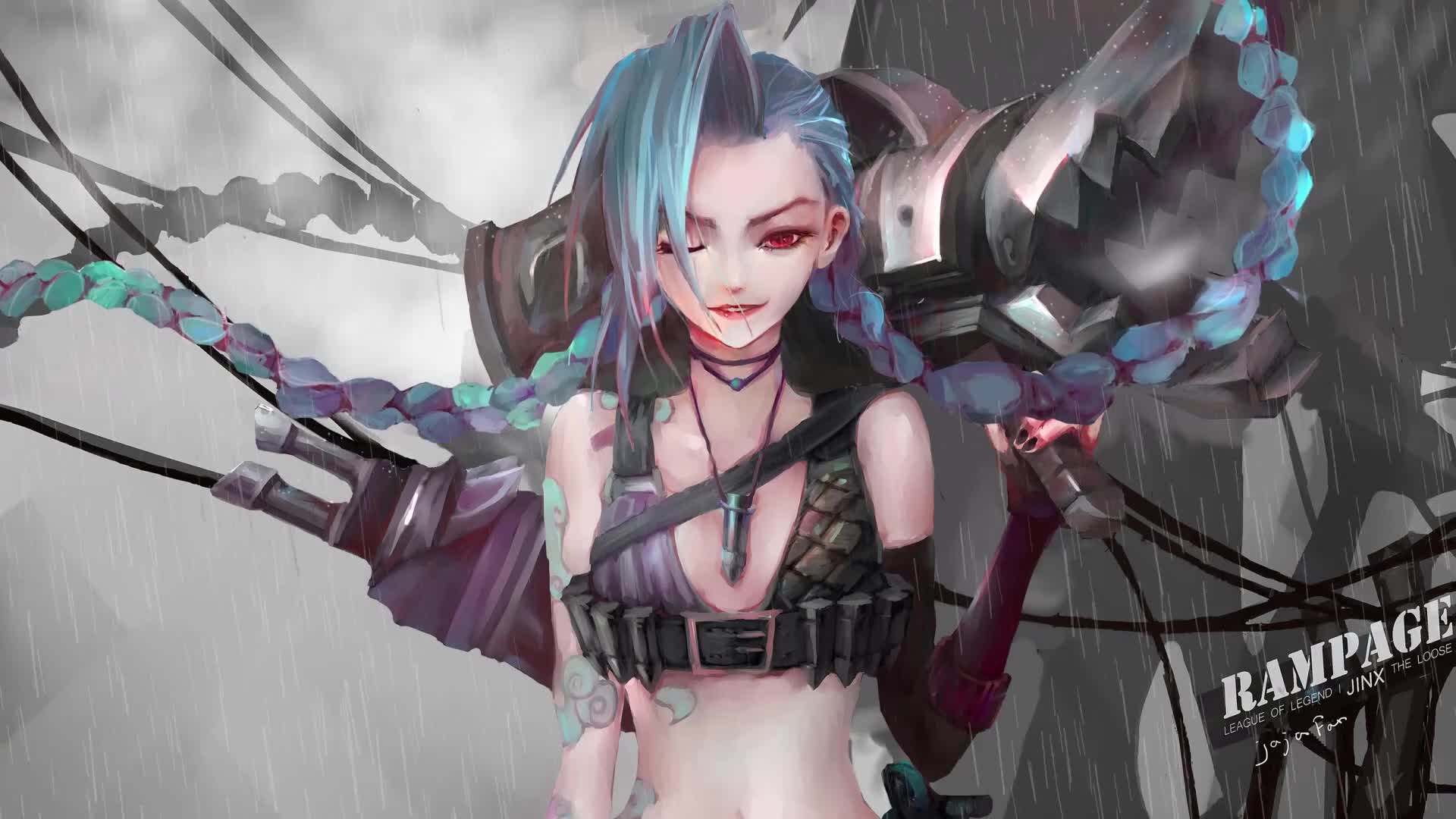 PC Jinx Smoking Gun Live Wallpaper Free