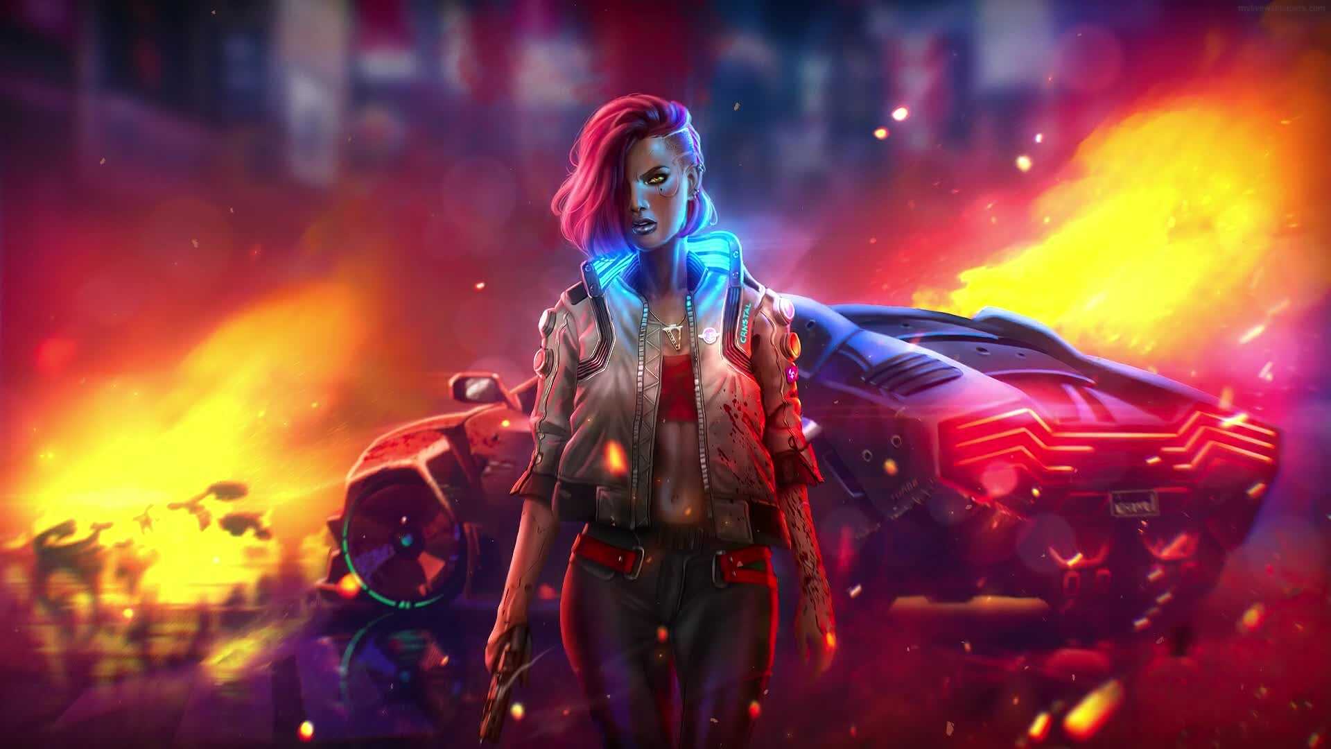 PC V Cyberpunk 2077 Live Wallpaper Free