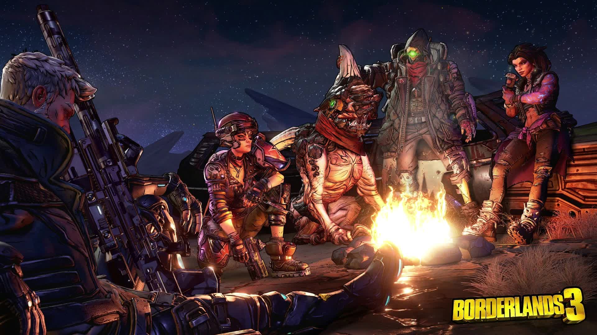 PC Campfire Borderlands 3 Live Wallpaper Free
