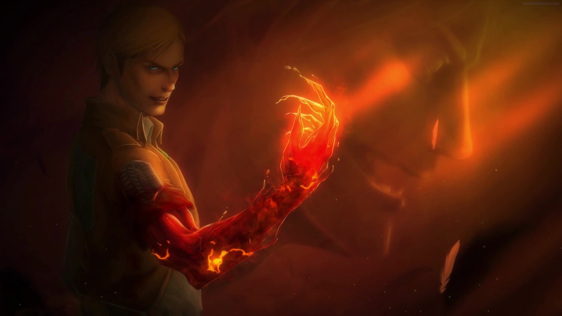PC Erwin Smith Attack On Titan Live Wallpaper Free