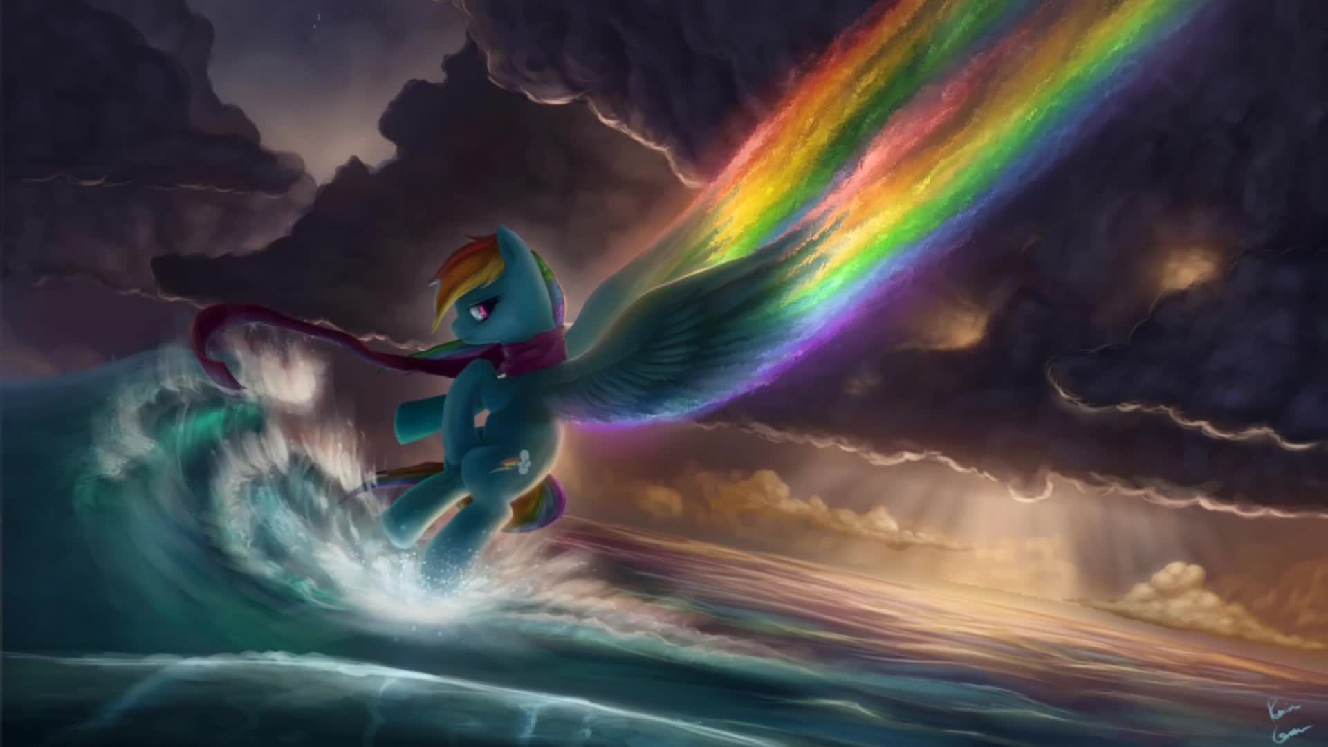 PC Sonic Rainboom My Little Pony Live Wallpaper Free