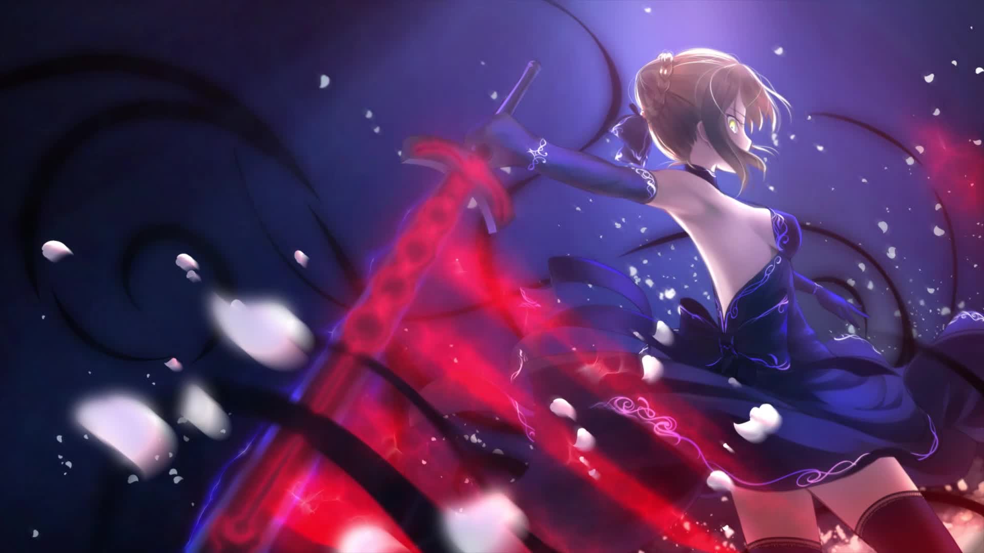 PC Fate Saber Alter Live Wallpaper Free