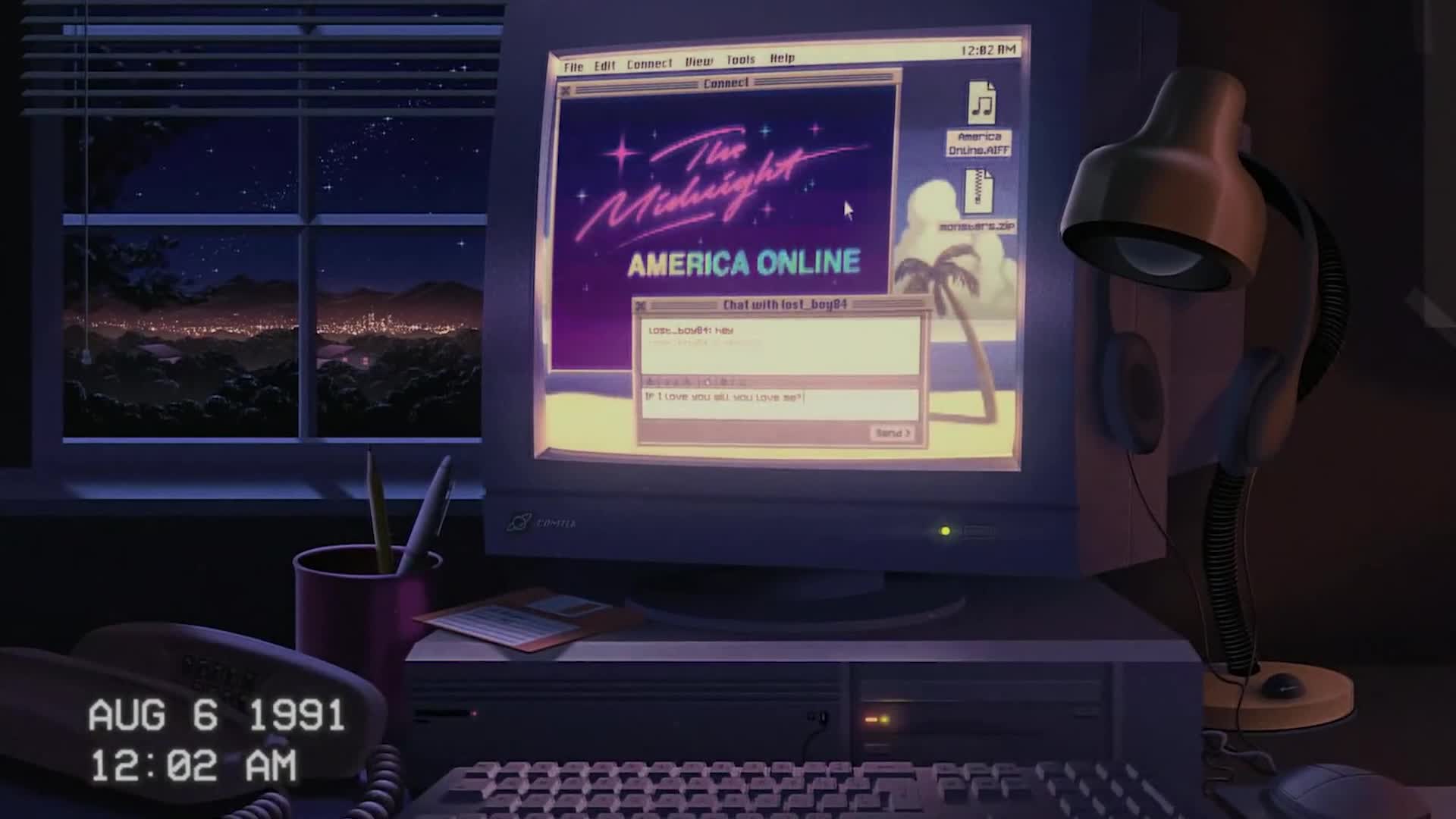 PC America Online VHS Live Wallpaper Free