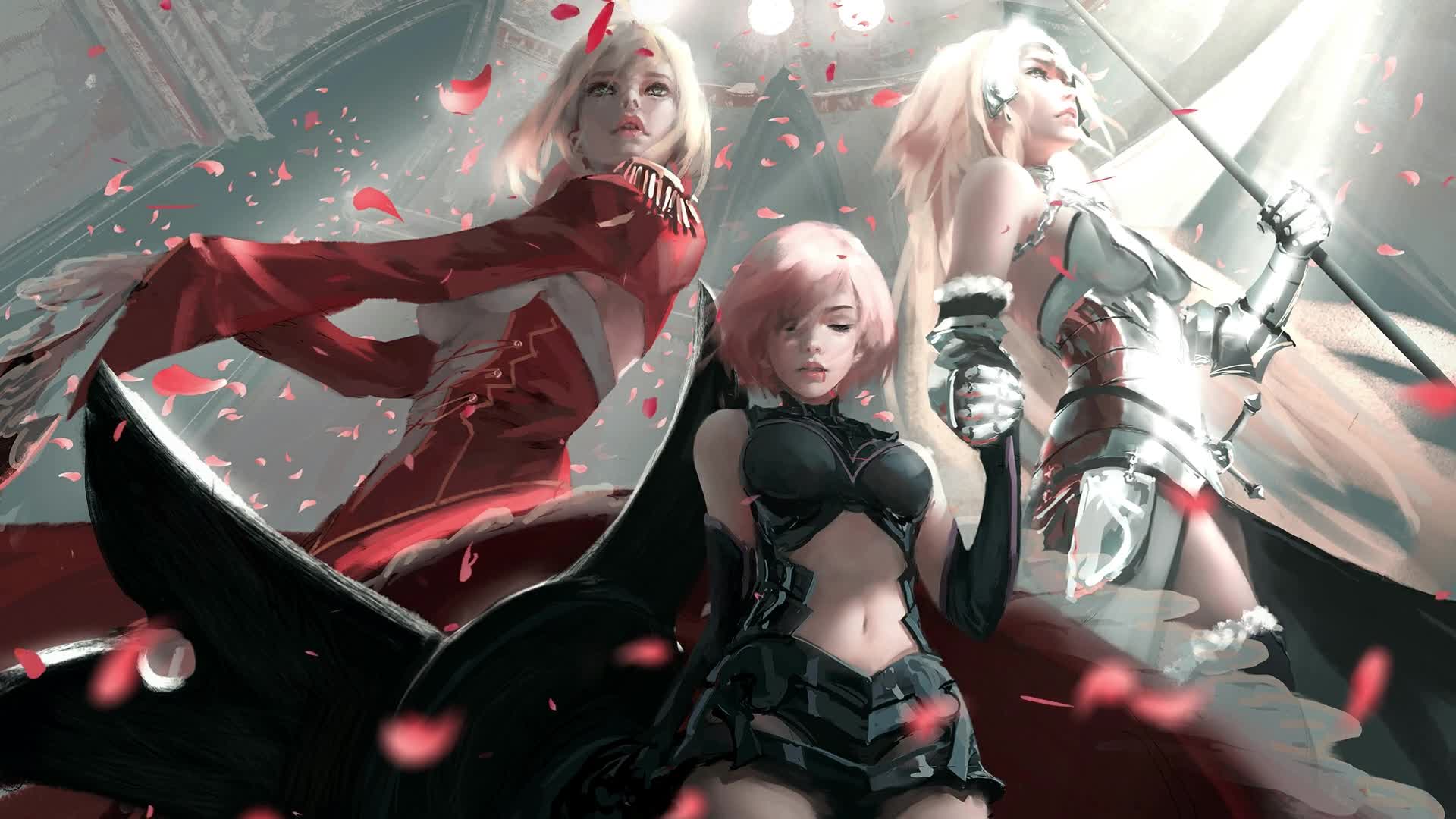 PC Petals Fate Grand Order Live Wallpaper Free