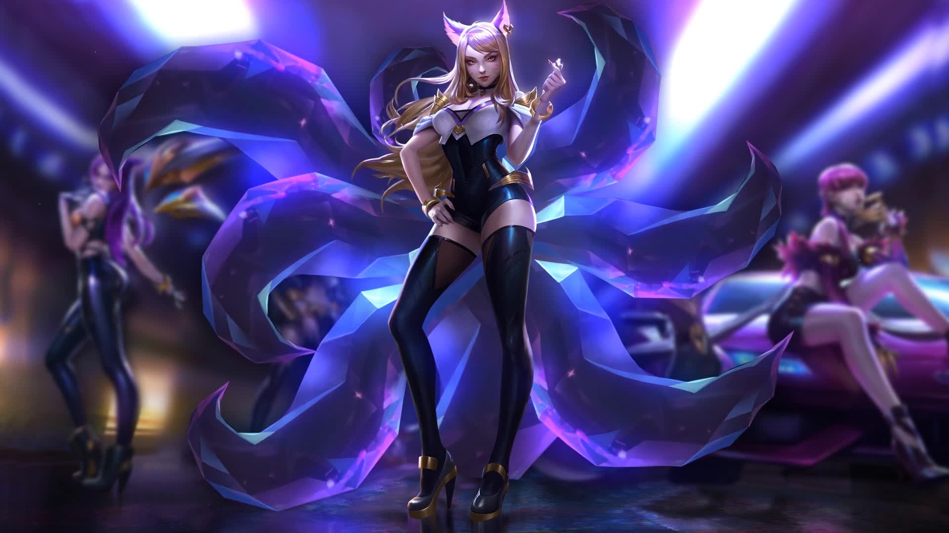 PC KDA Ahri LOL Live Wallpaper Free