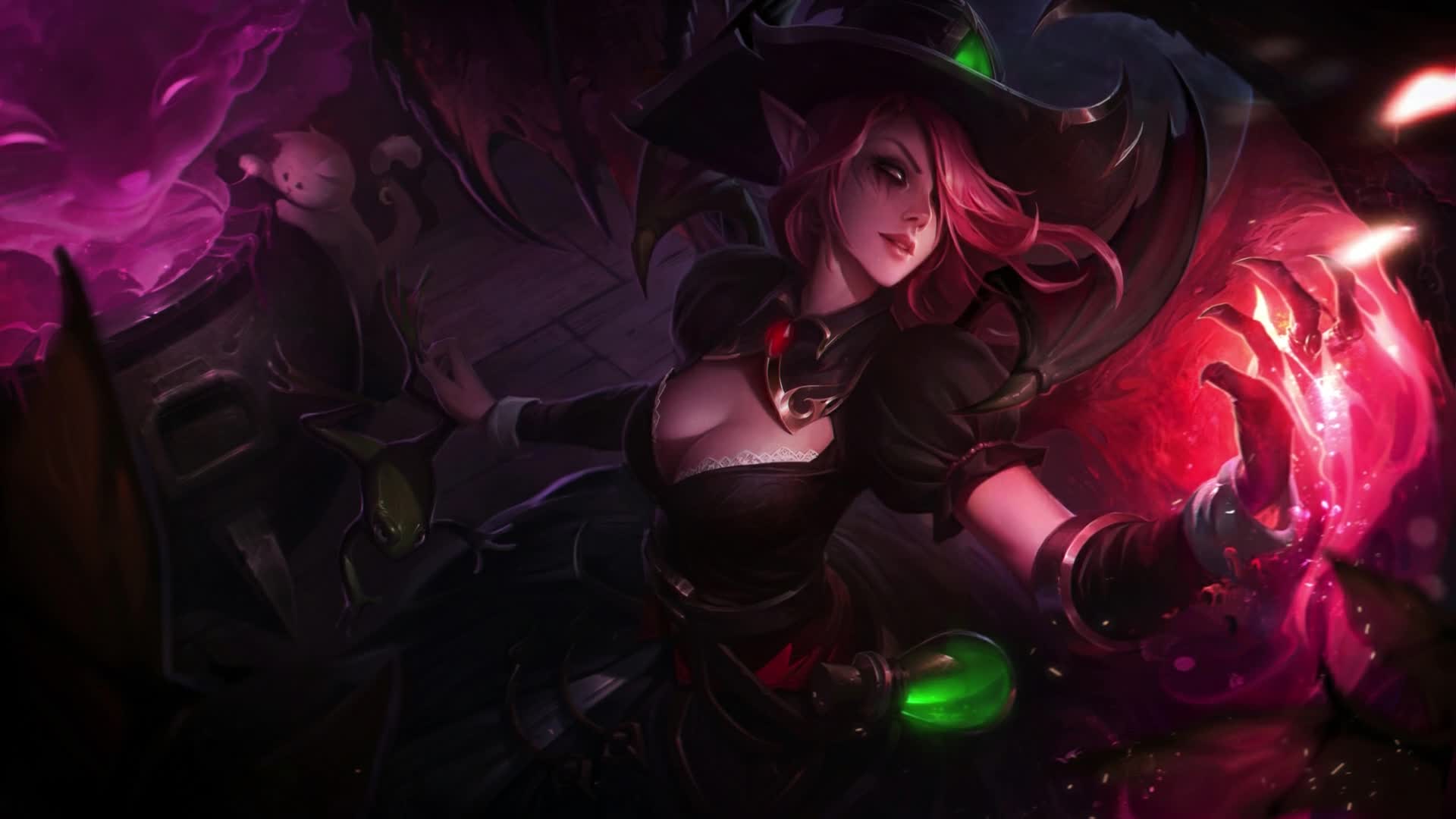 PC Bewitching Morgana Live Wallpaper Free