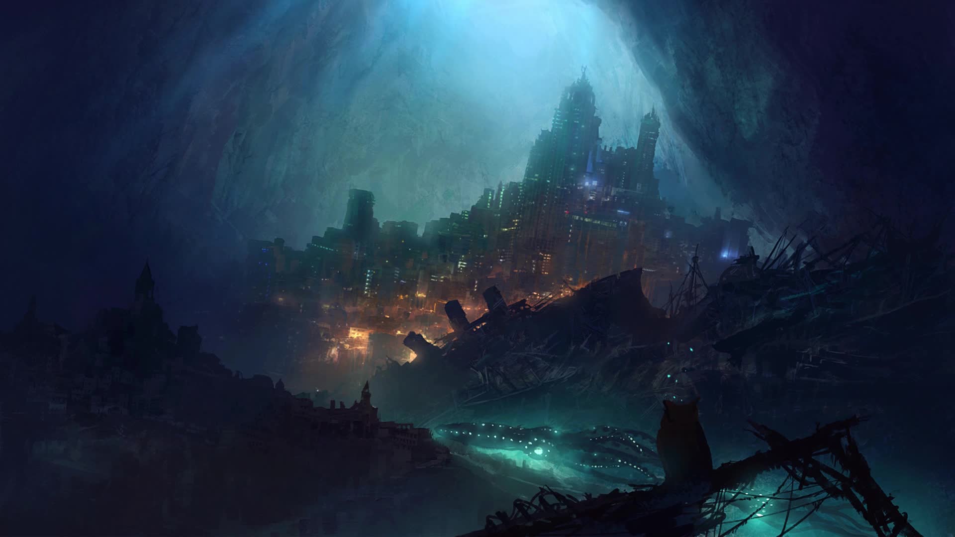 PC City Ruins Live Wallpaper Free