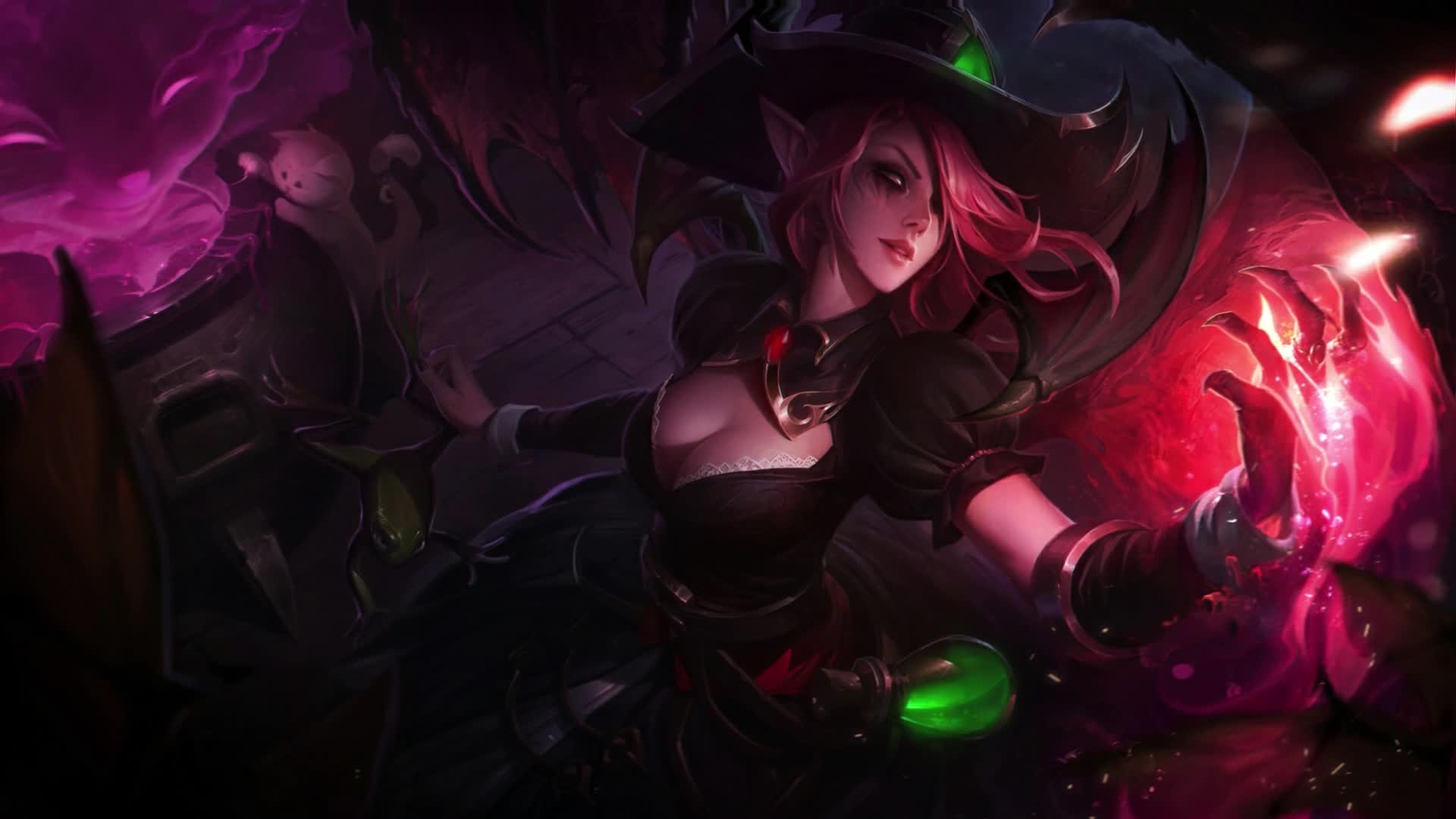 PC Bewitching Morgana LOL Live Wallpaper Free