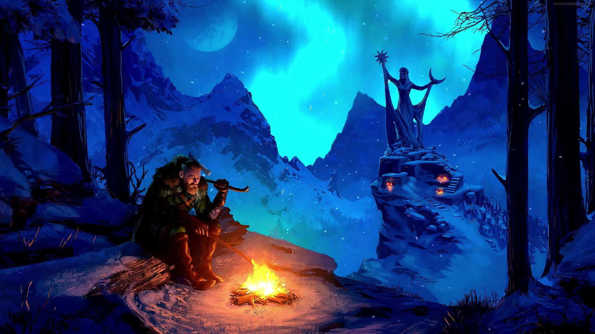 PC Shrine of Azura Skyrim Live Wallpaper Free