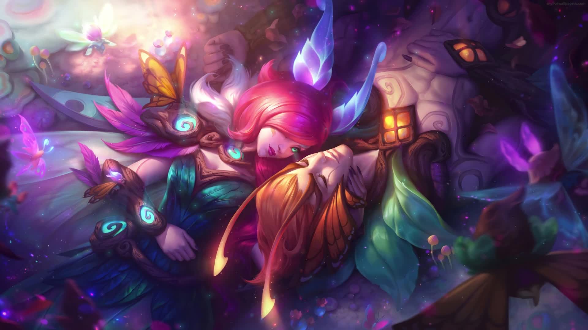 PC Elderwood Xayah and Rakan Live Wallpaper Free